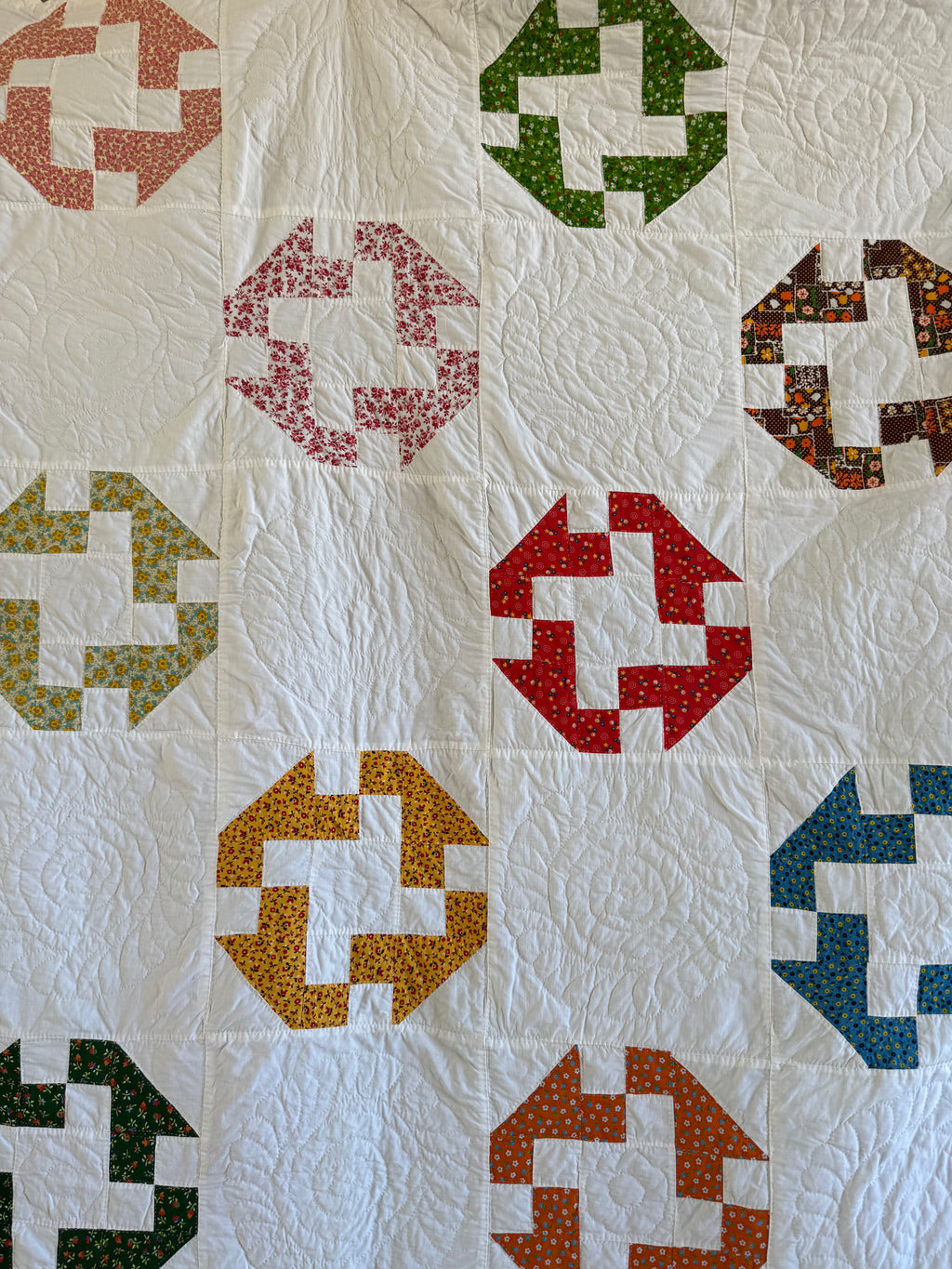 Vintage Hole in the Barn Door Quilt