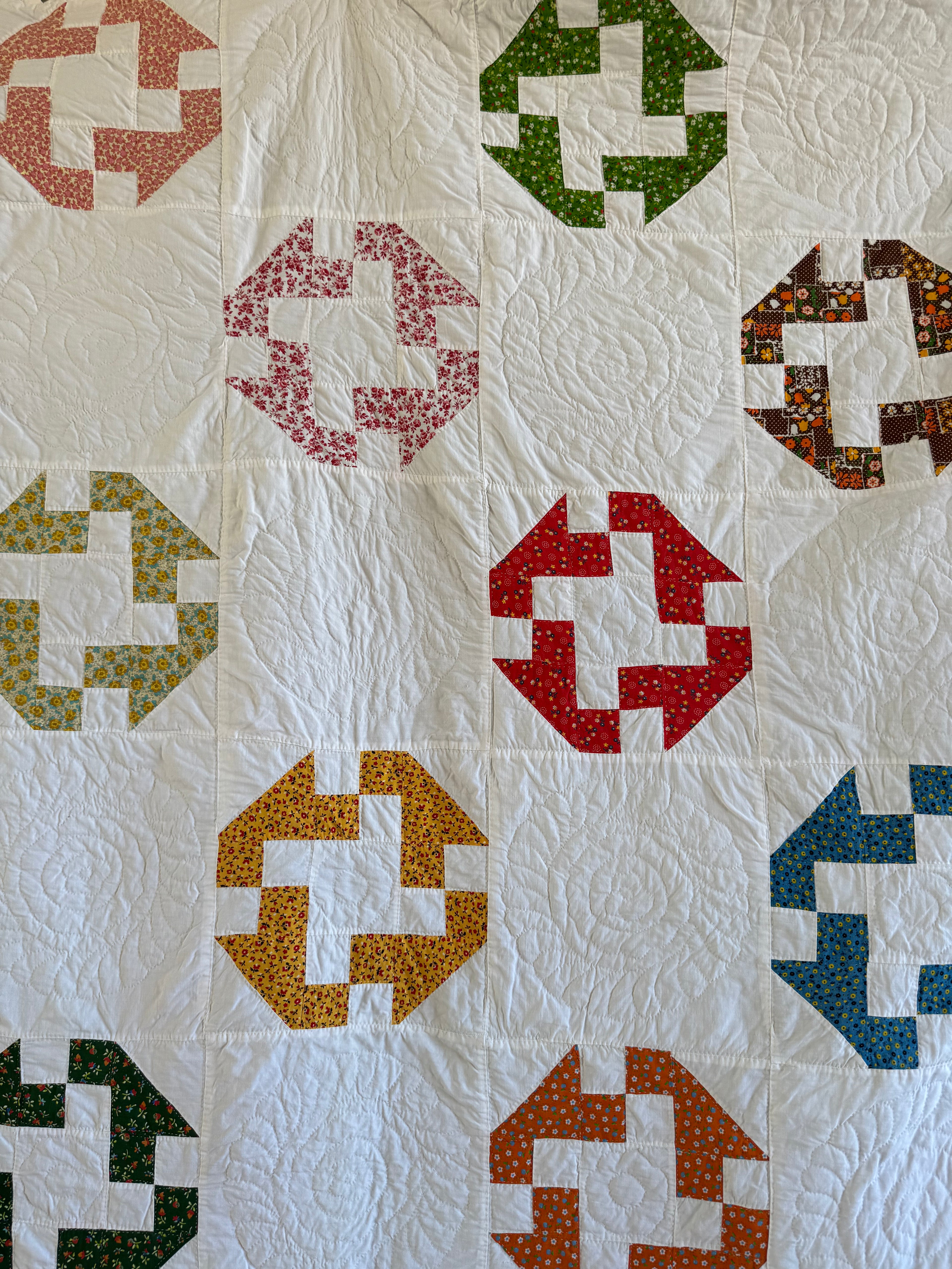 Vintage Hole in the Barn Door Quilt