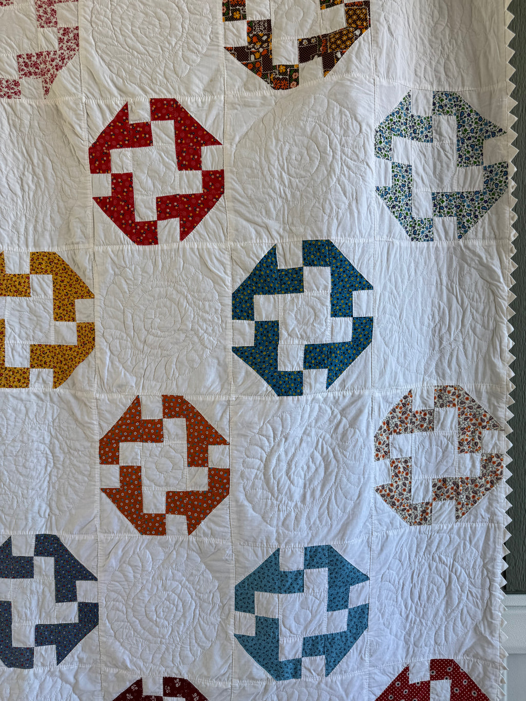 Vintage Hole in the Barn Door Quilt