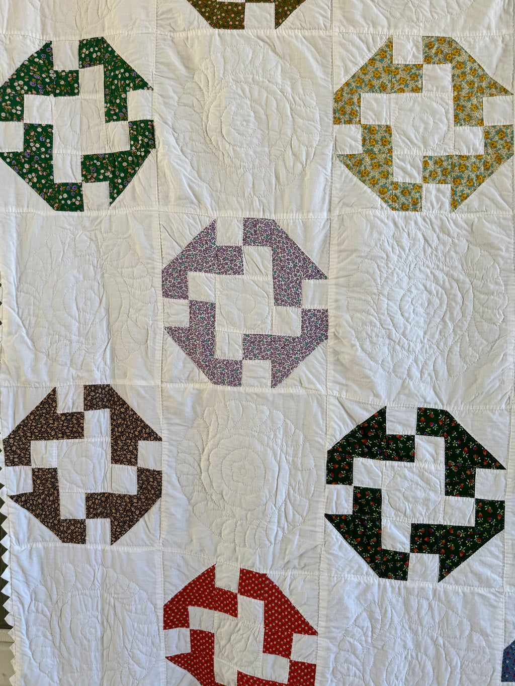 Vintage Hole in the Barn Door Quilt