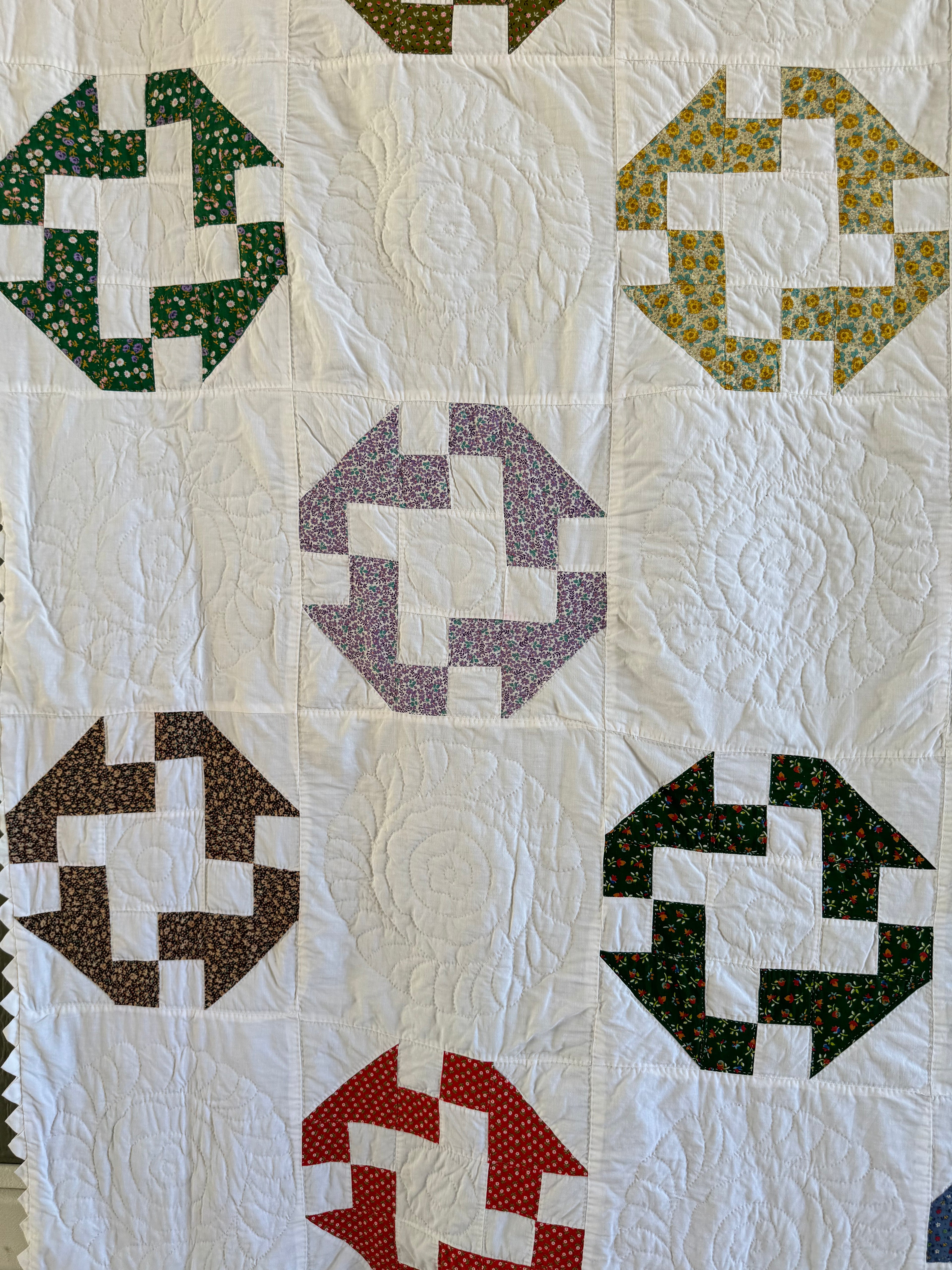 Vintage Hole in the Barn Door Quilt