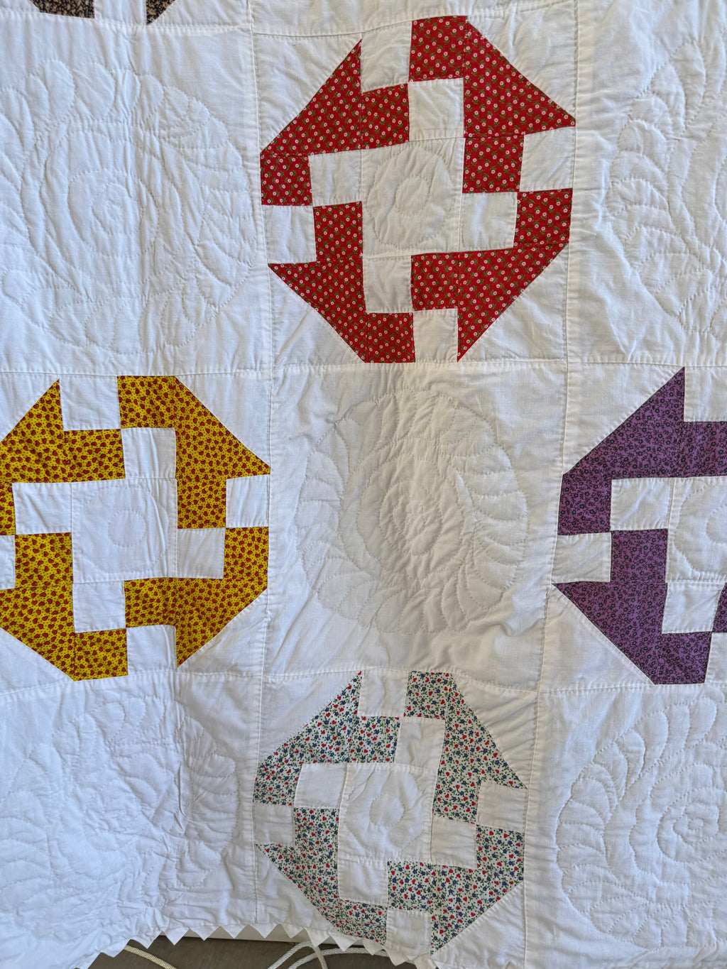 Vintage Hole in the Barn Door Quilt