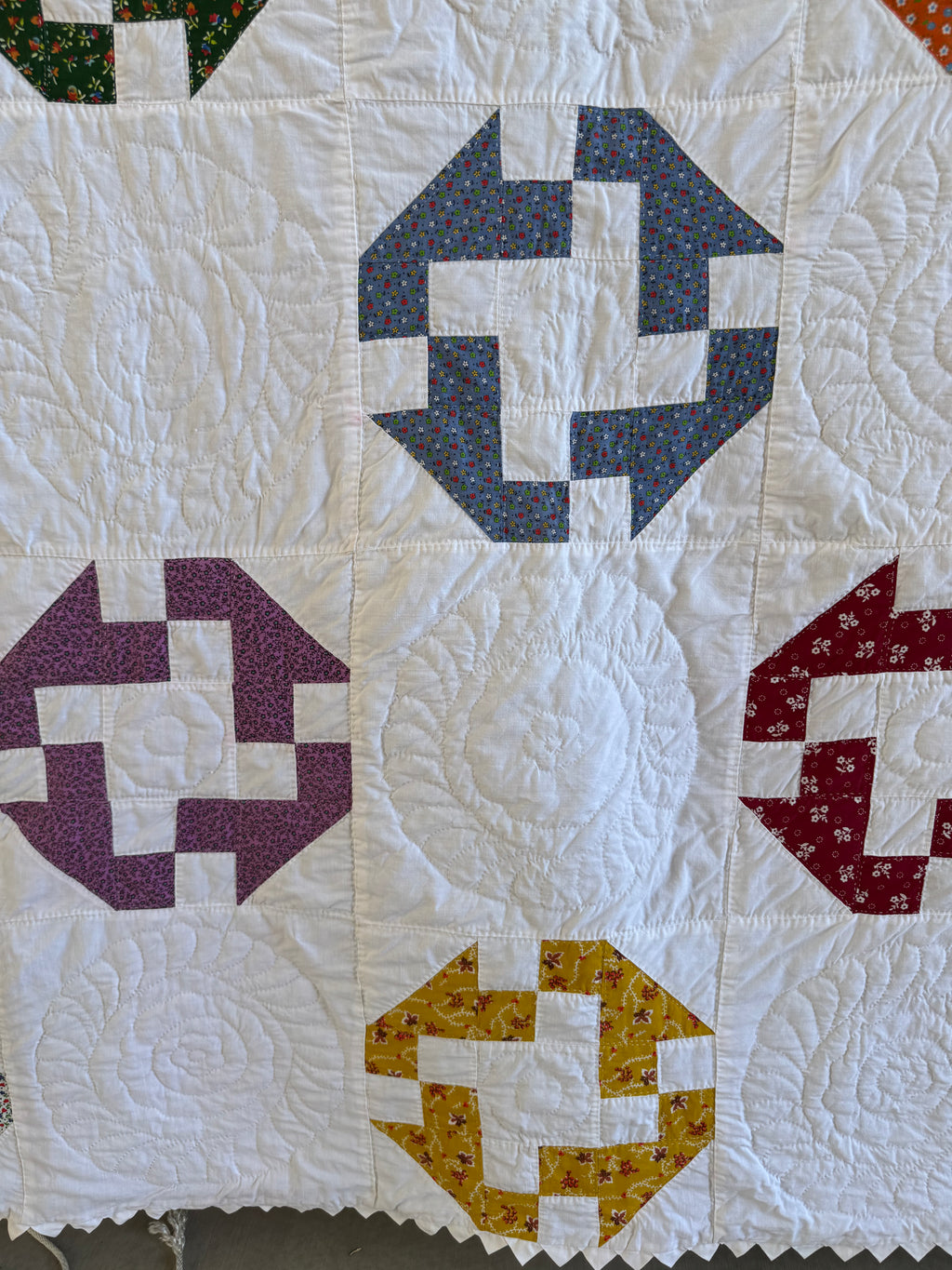 Vintage Hole in the Barn Door Quilt