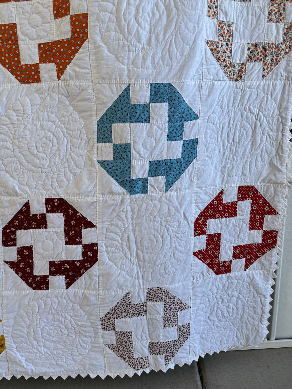 Vintage Hole in the Barn Door Quilt