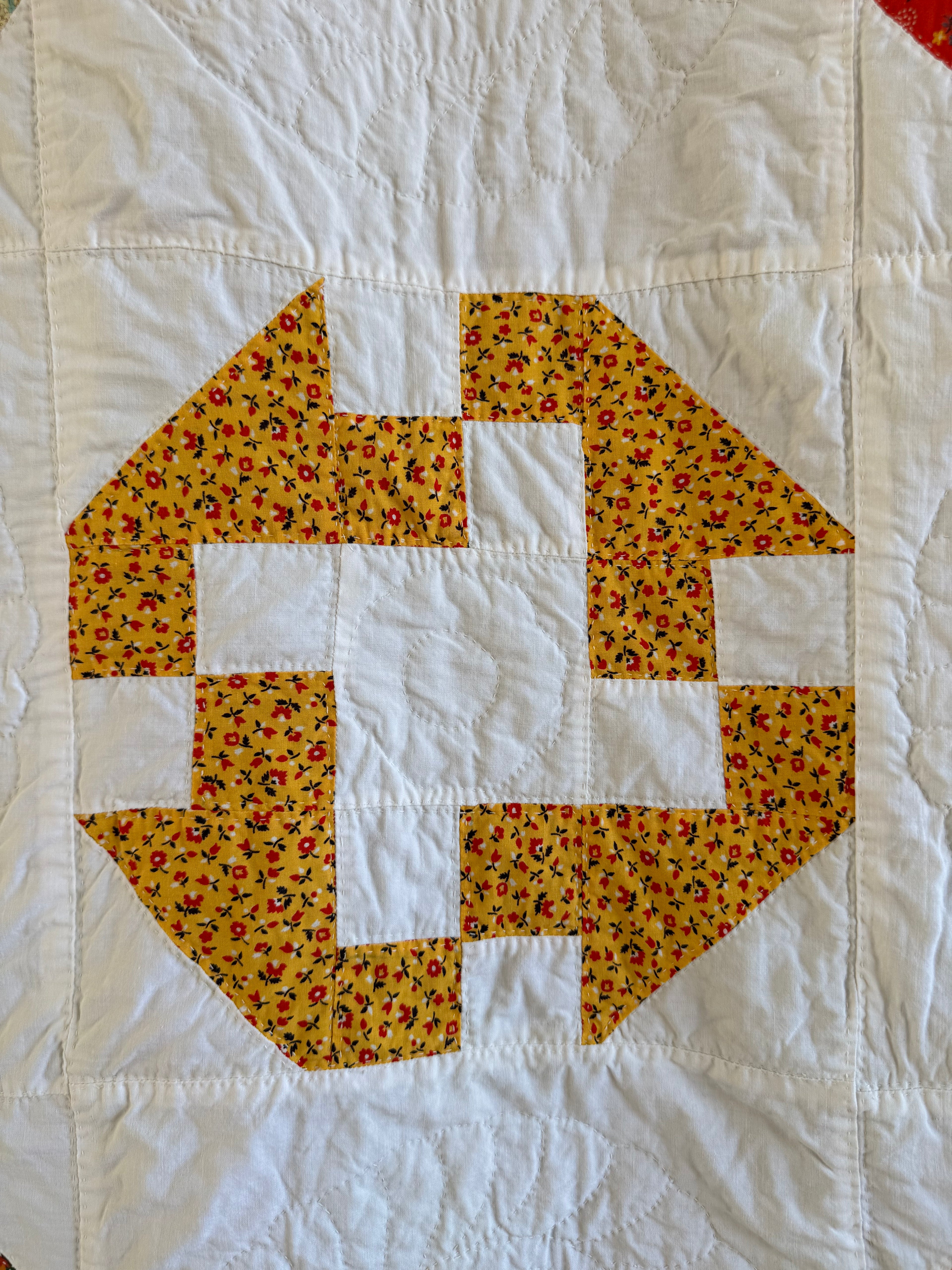 Vintage Hole in the Barn Door Quilt
