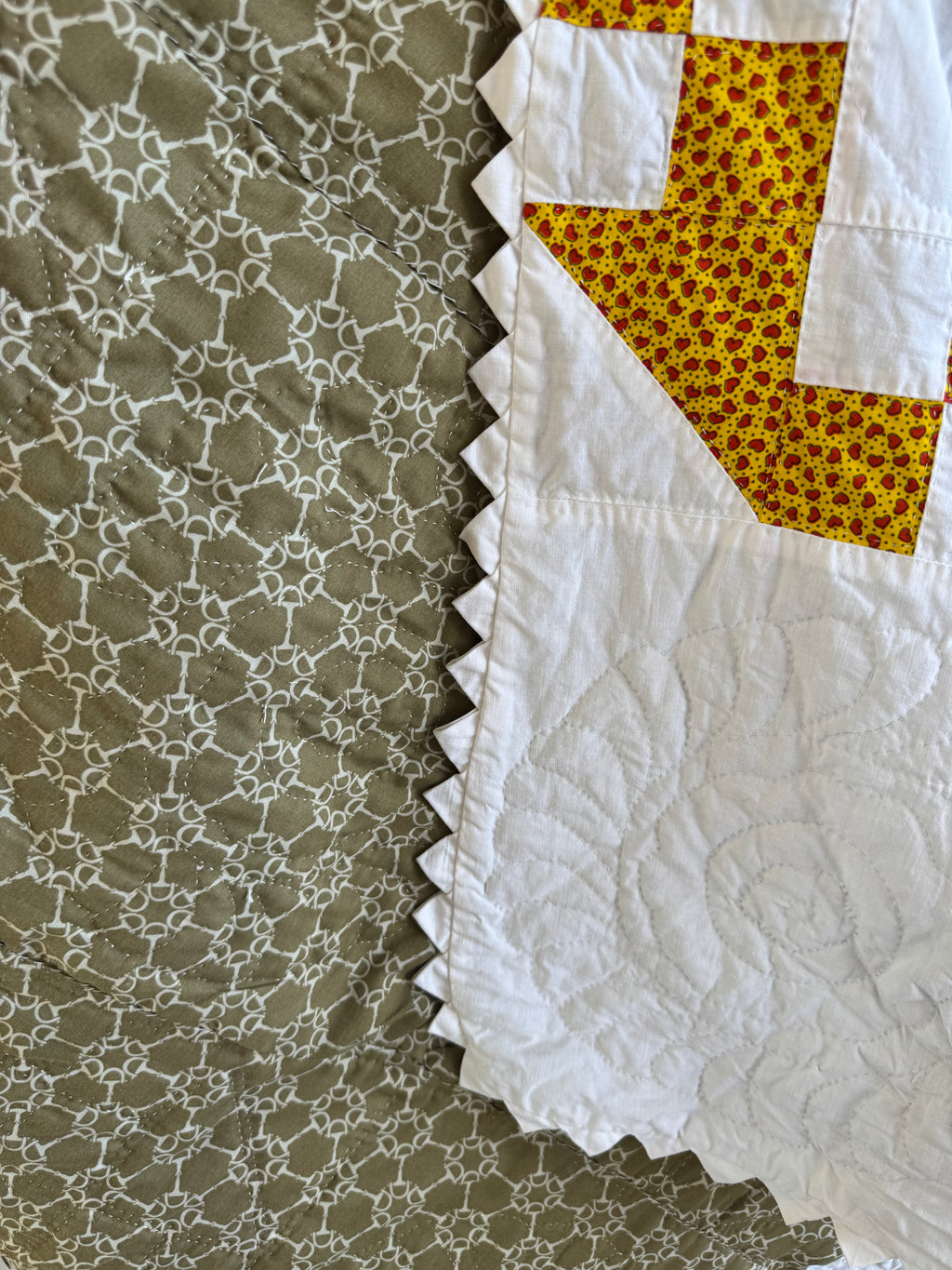 Vintage Hole in the Barn Door Quilt