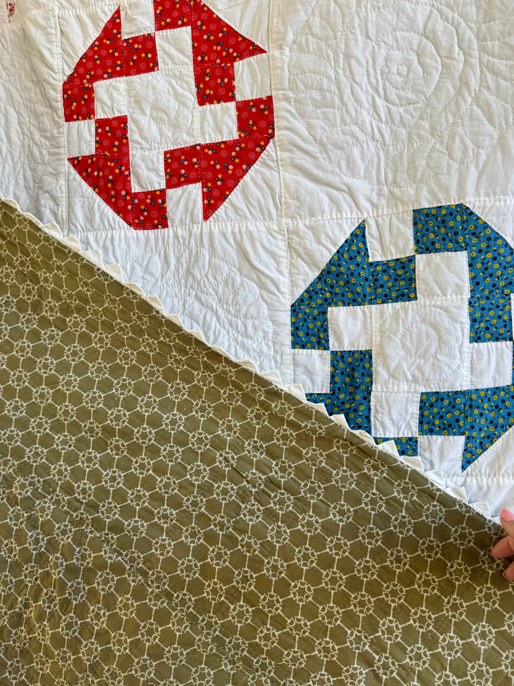 Vintage Hole in the Barn Door Quilt