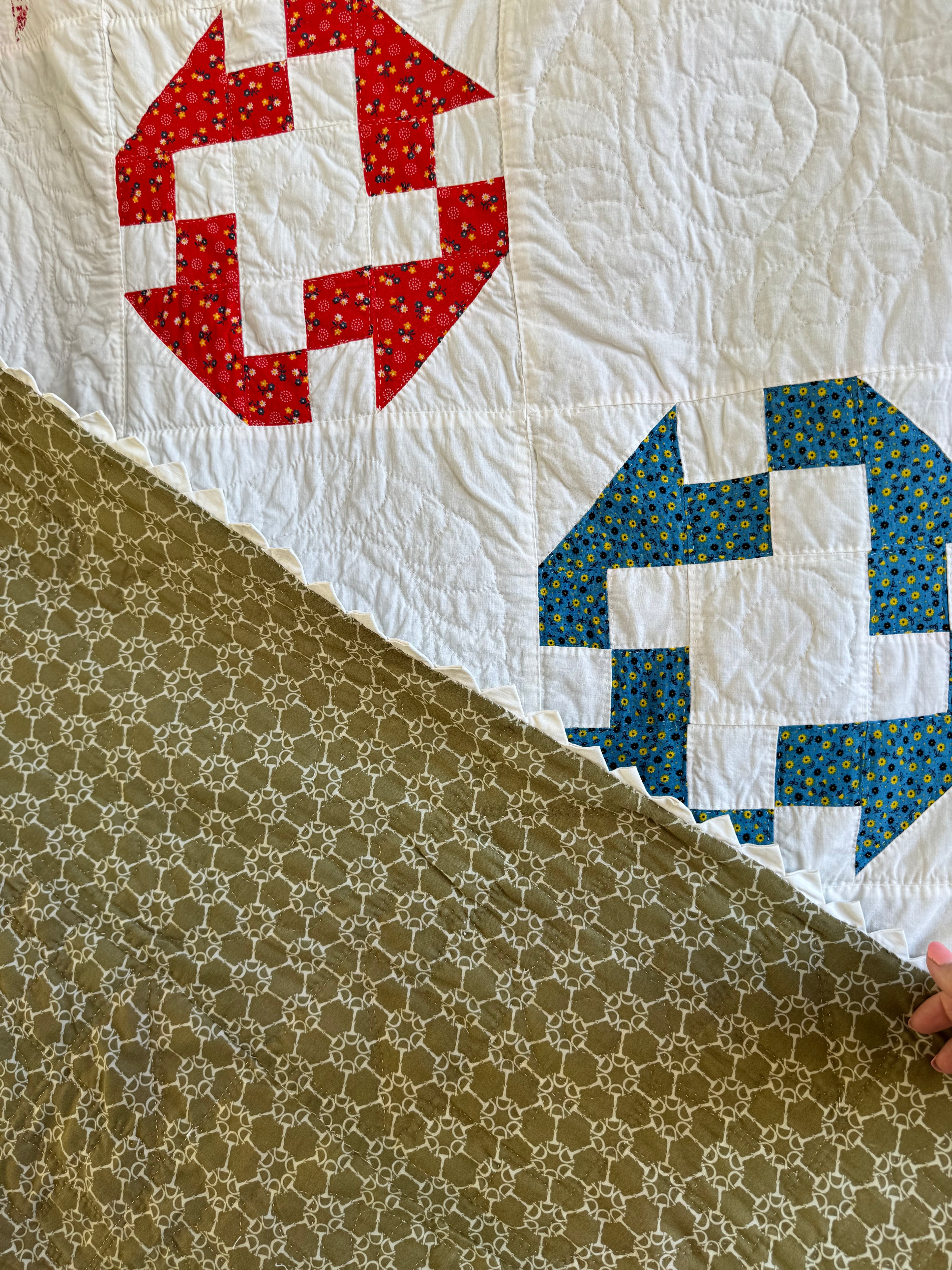 Vintage Hole in the Barn Door Quilt