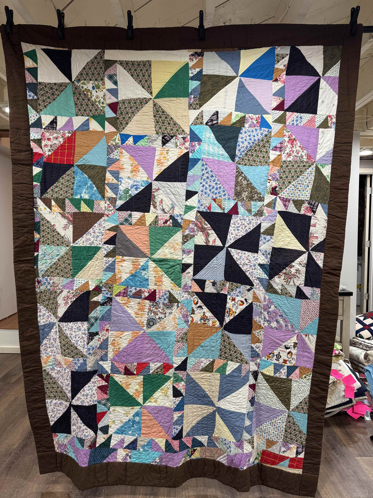 Vintage Utility Quilt Football Stadium Quilt