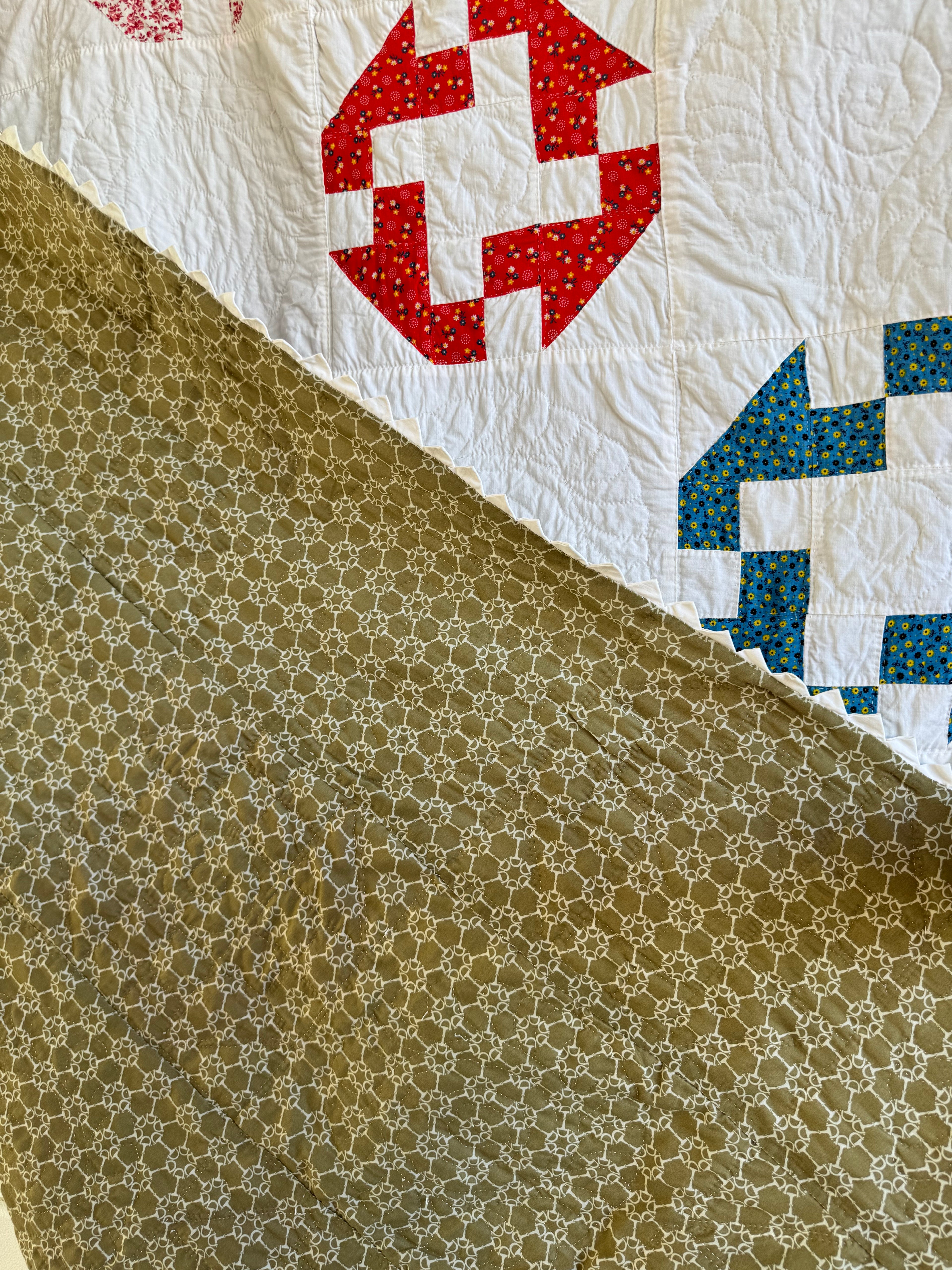 Vintage Hole in the Barn Door Quilt