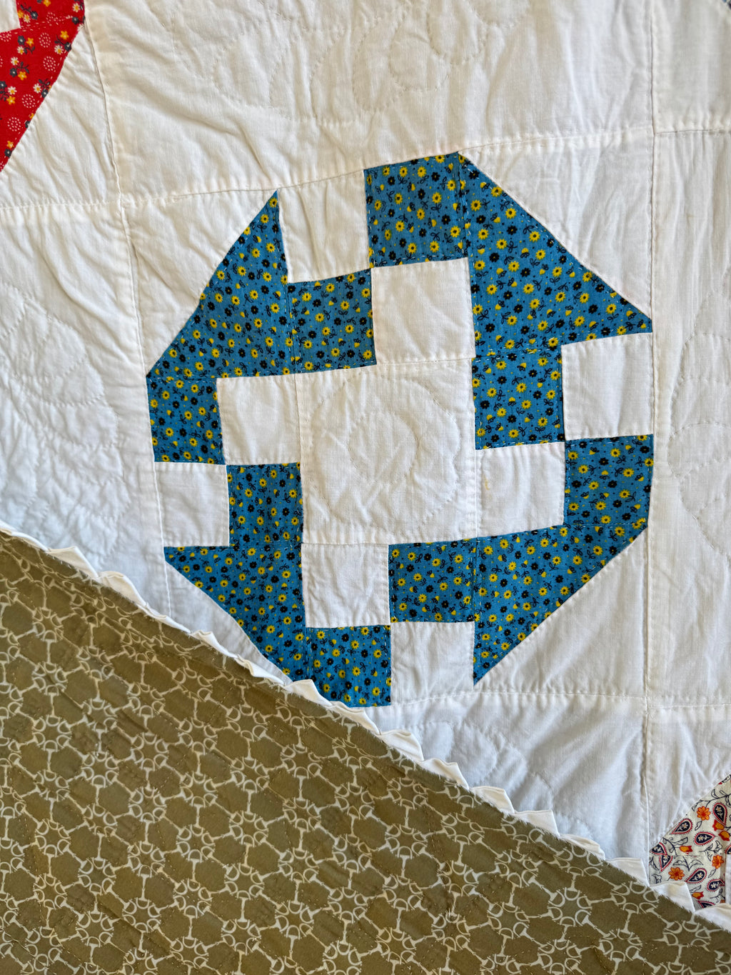 Vintage Hole in the Barn Door Quilt
