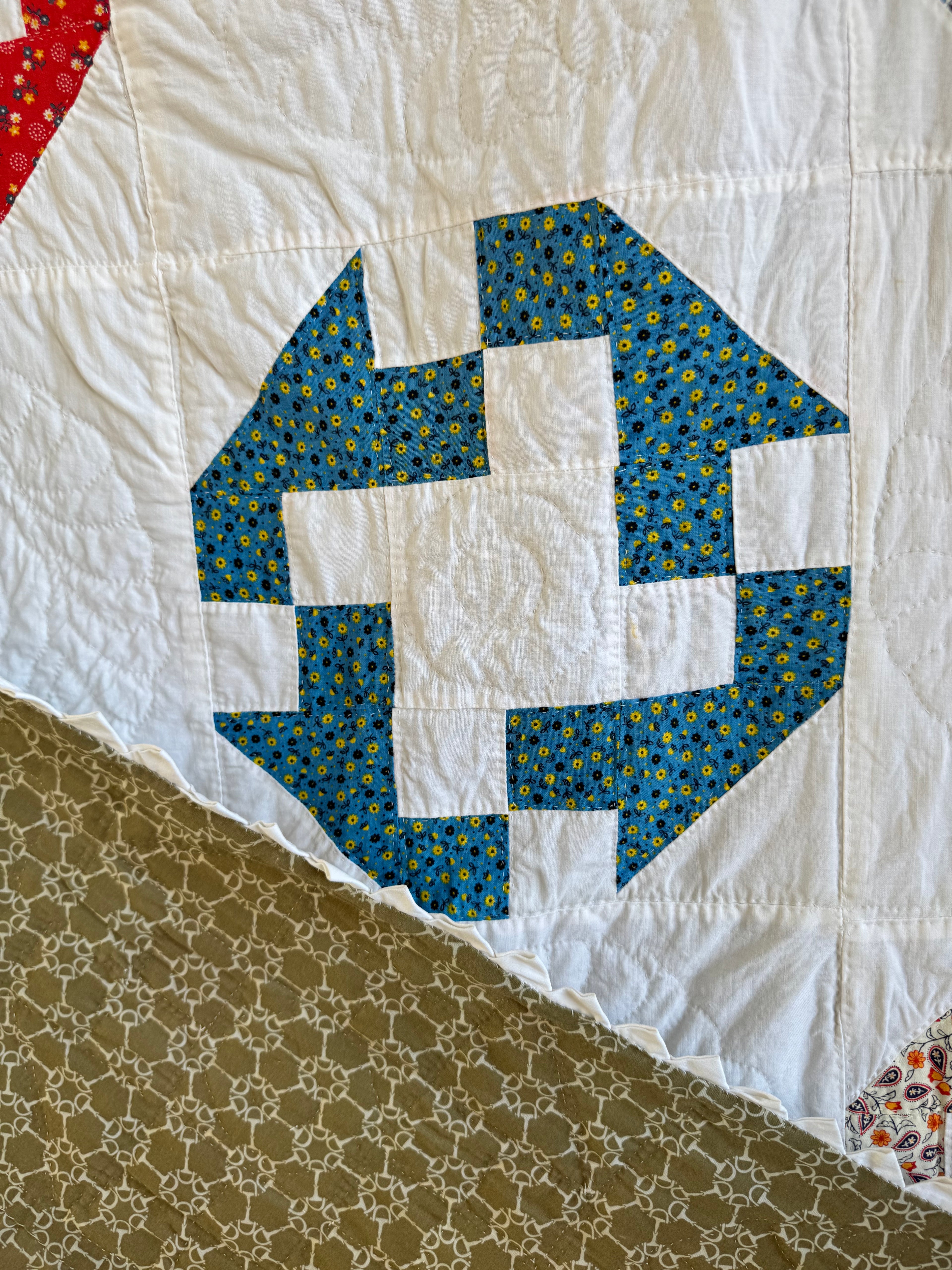 Vintage Hole in the Barn Door Quilt