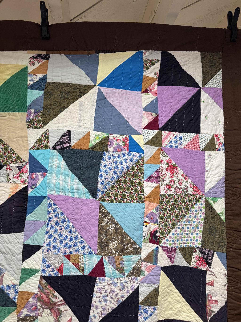 Vintage Utility Quilt Football Stadium Quilt