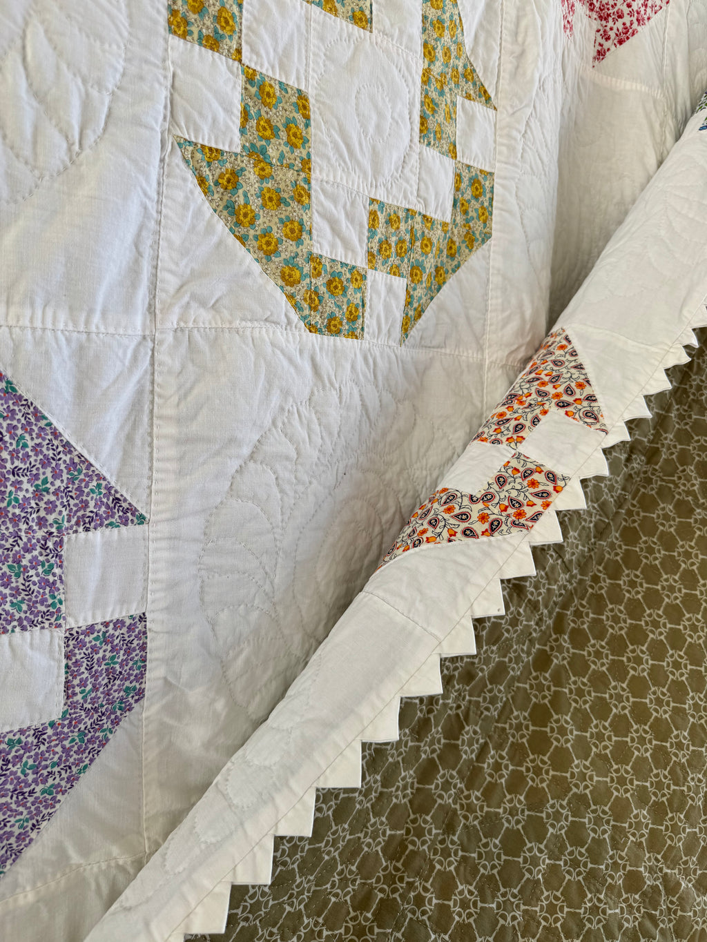 Vintage Hole in the Barn Door Quilt