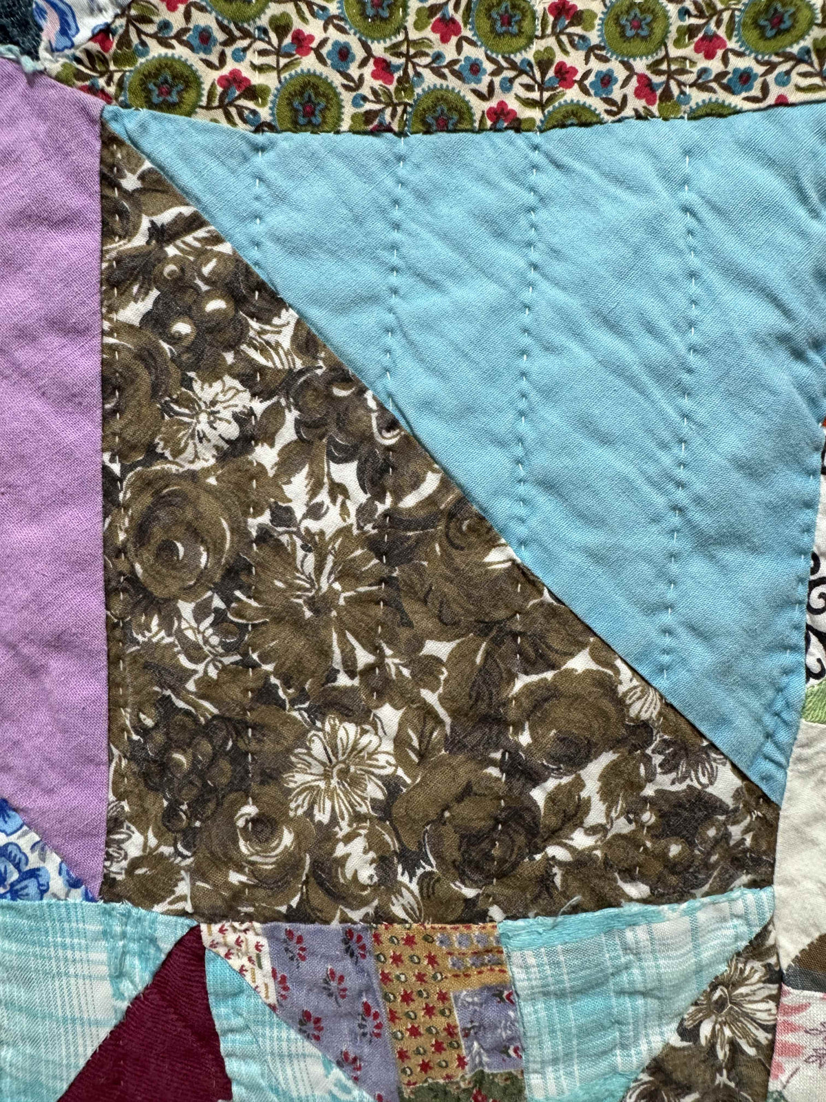 Vintage Utility Quilt Football Stadium Quilt
