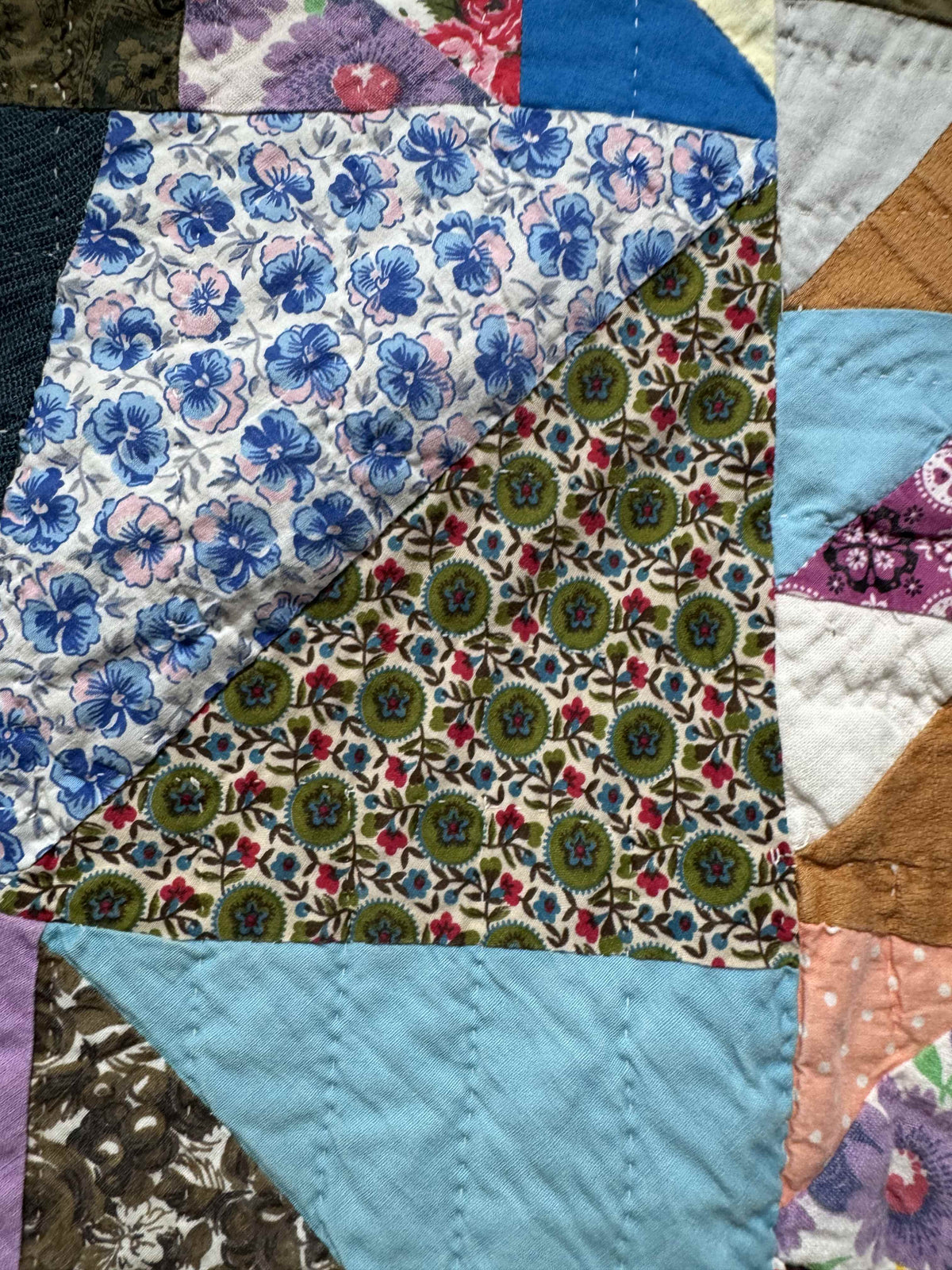 Vintage Utility Quilt Football Stadium Quilt