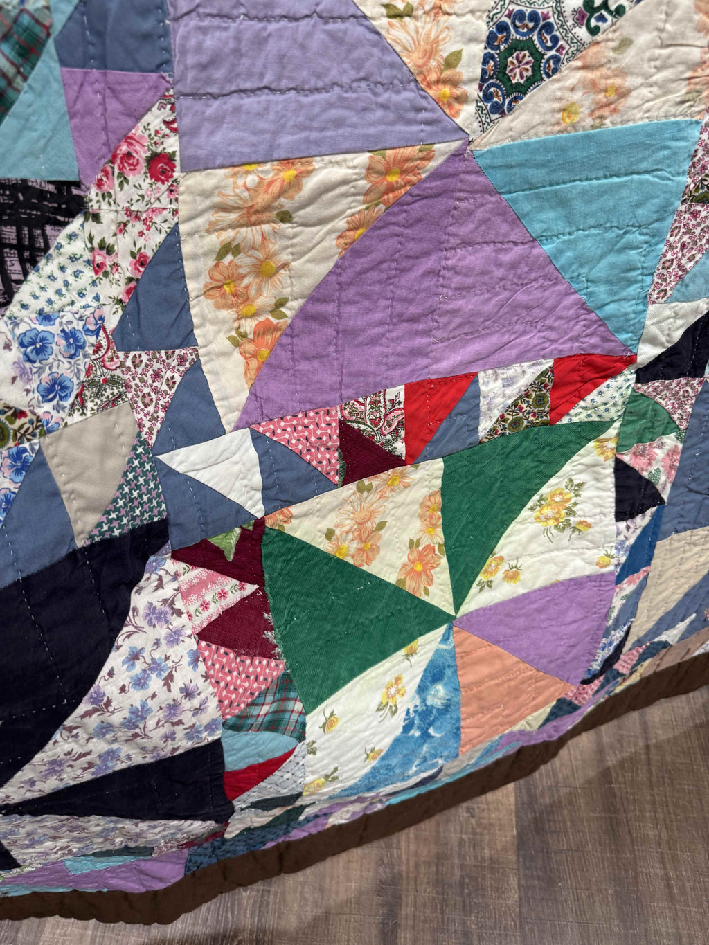 Vintage Utility Quilt Football Stadium Quilt
