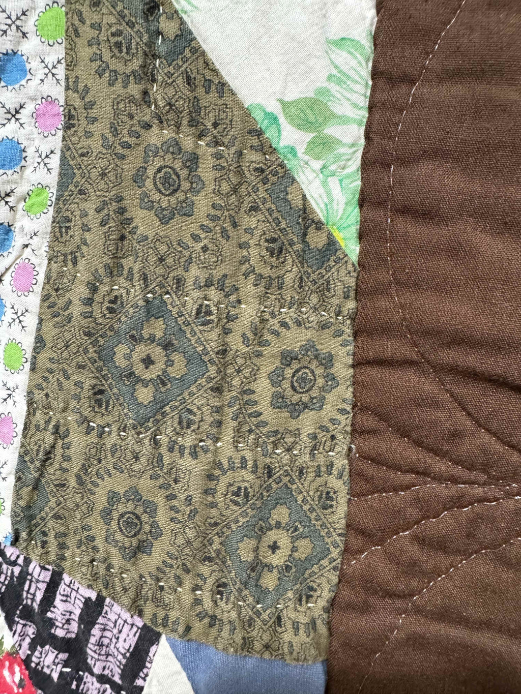 Vintage Utility Quilt Football Stadium Quilt