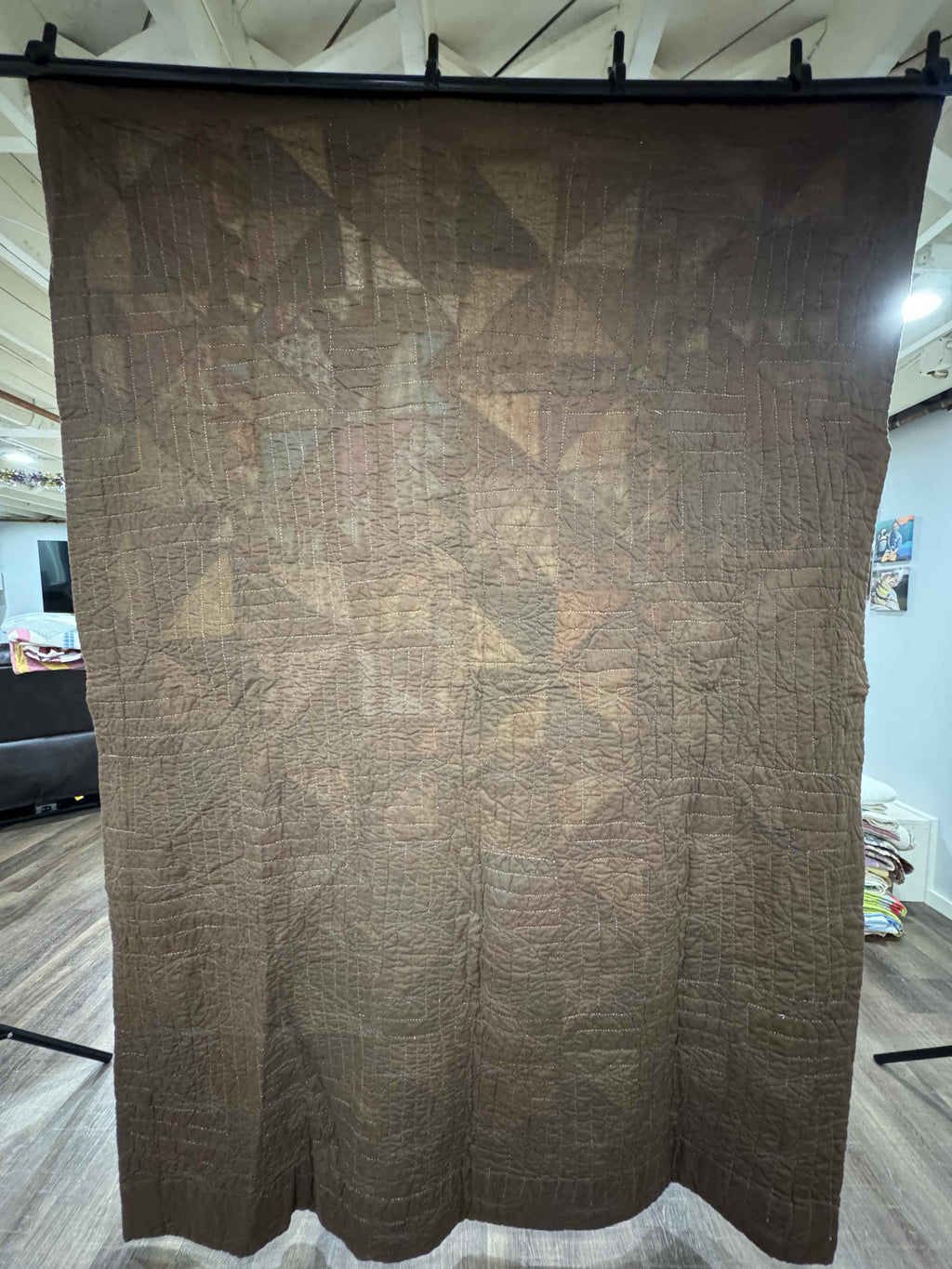 Vintage Utility Quilt Football Stadium Quilt