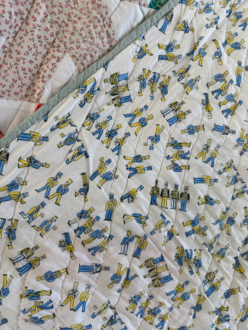 Vintage Pinwheel with Variety of Fabric