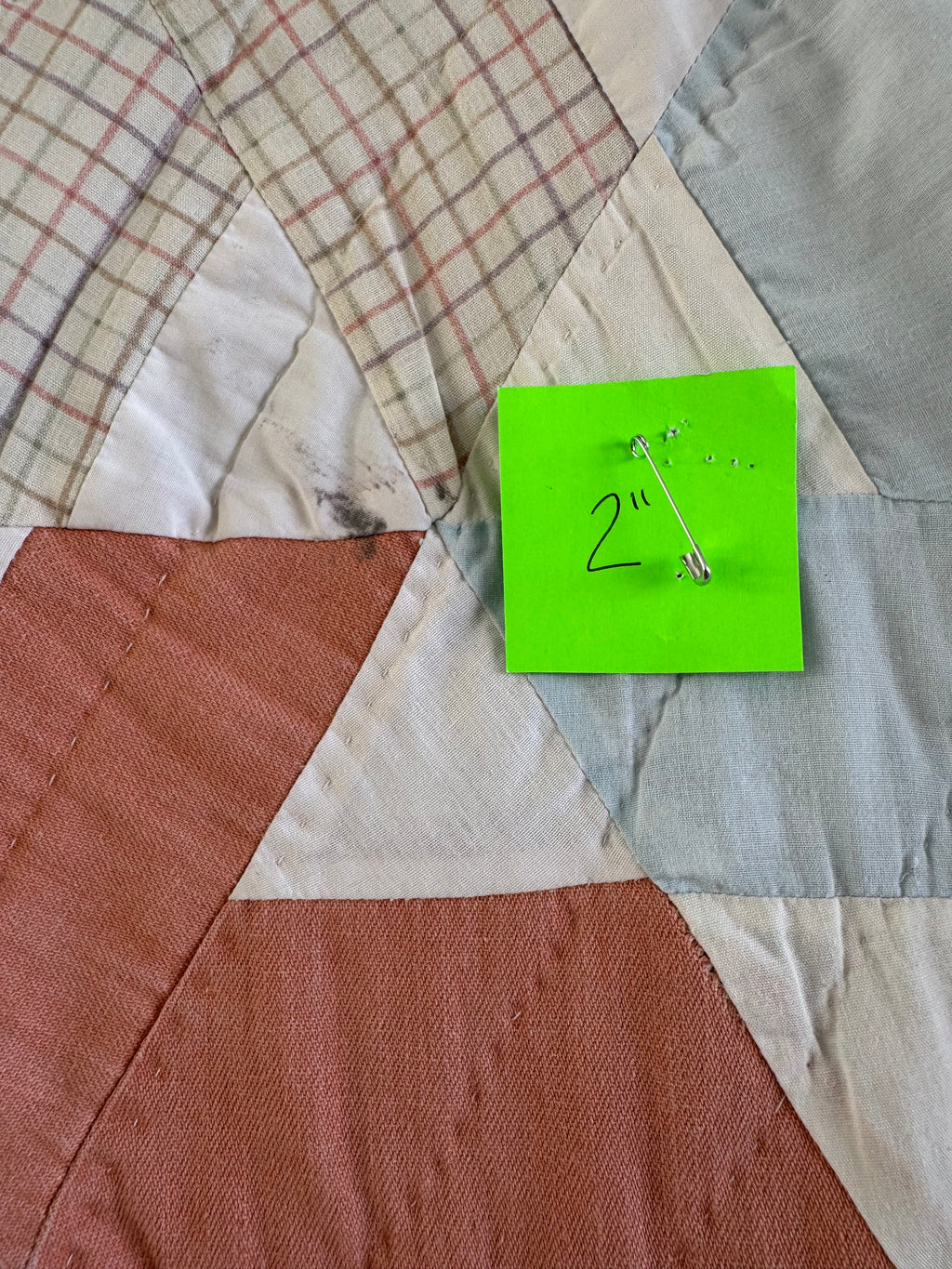 Vintage Pinwheel with Variety of Fabric