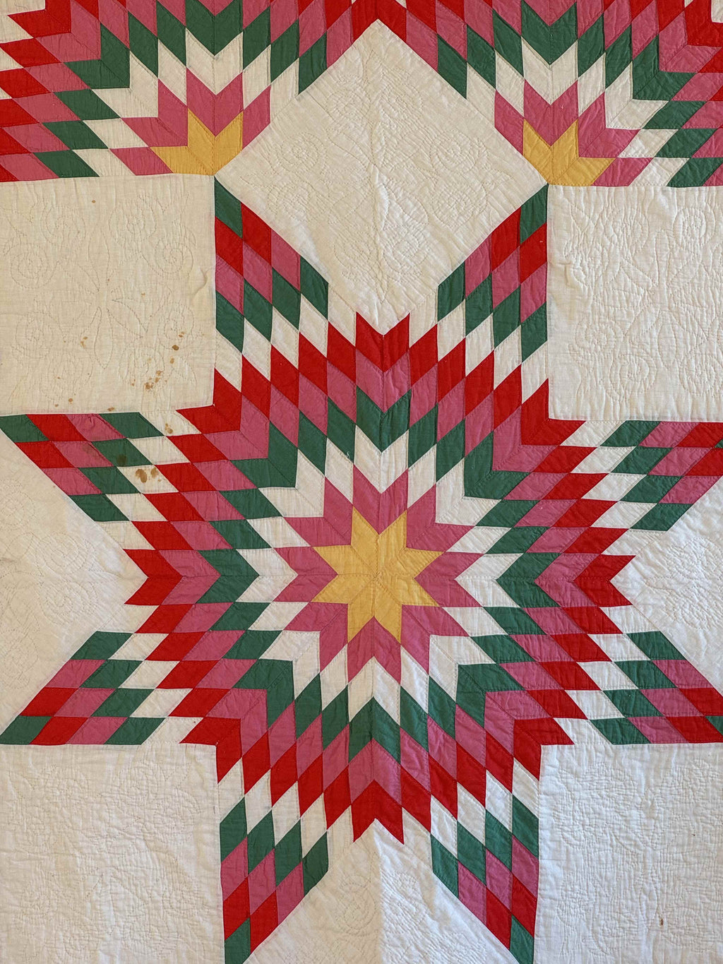 Vintage Quilt Broken Star