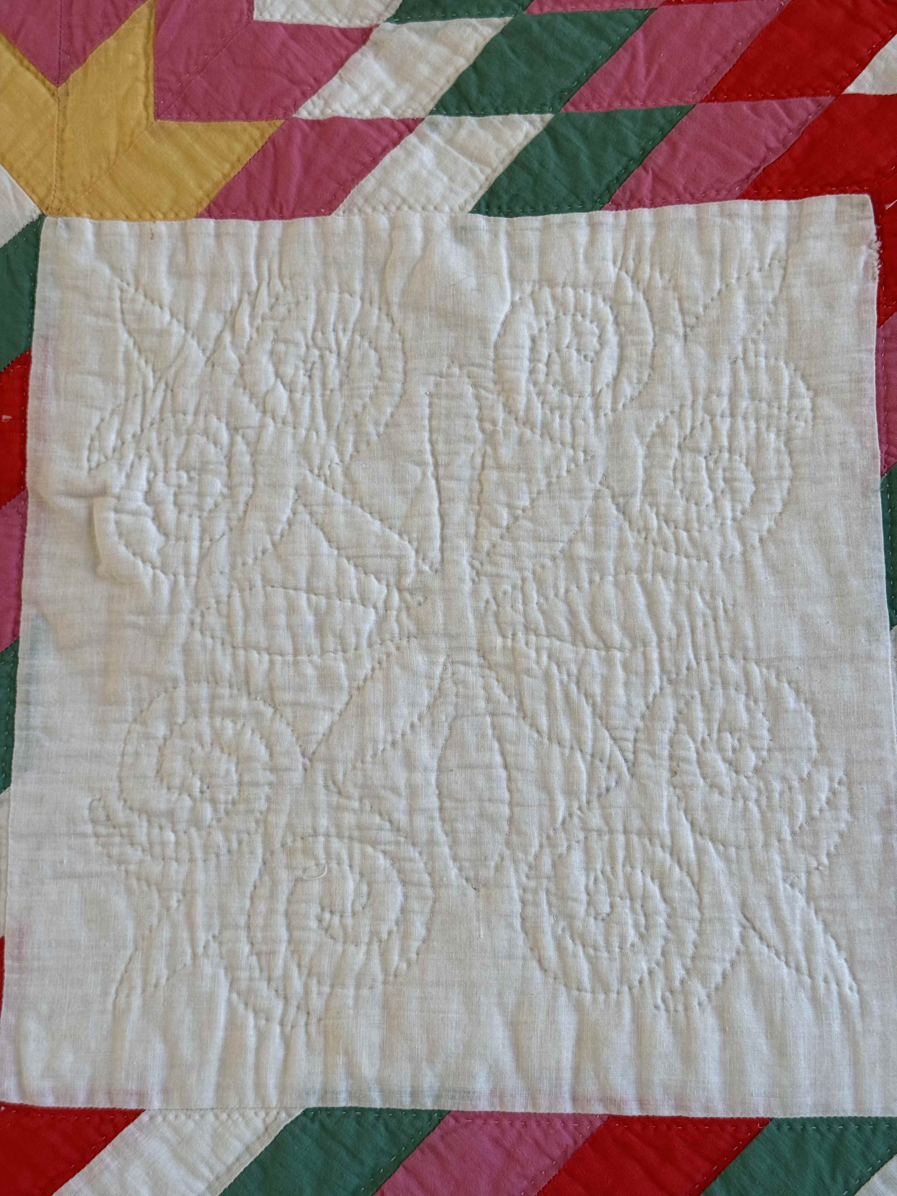 Vintage Quilt Broken Star