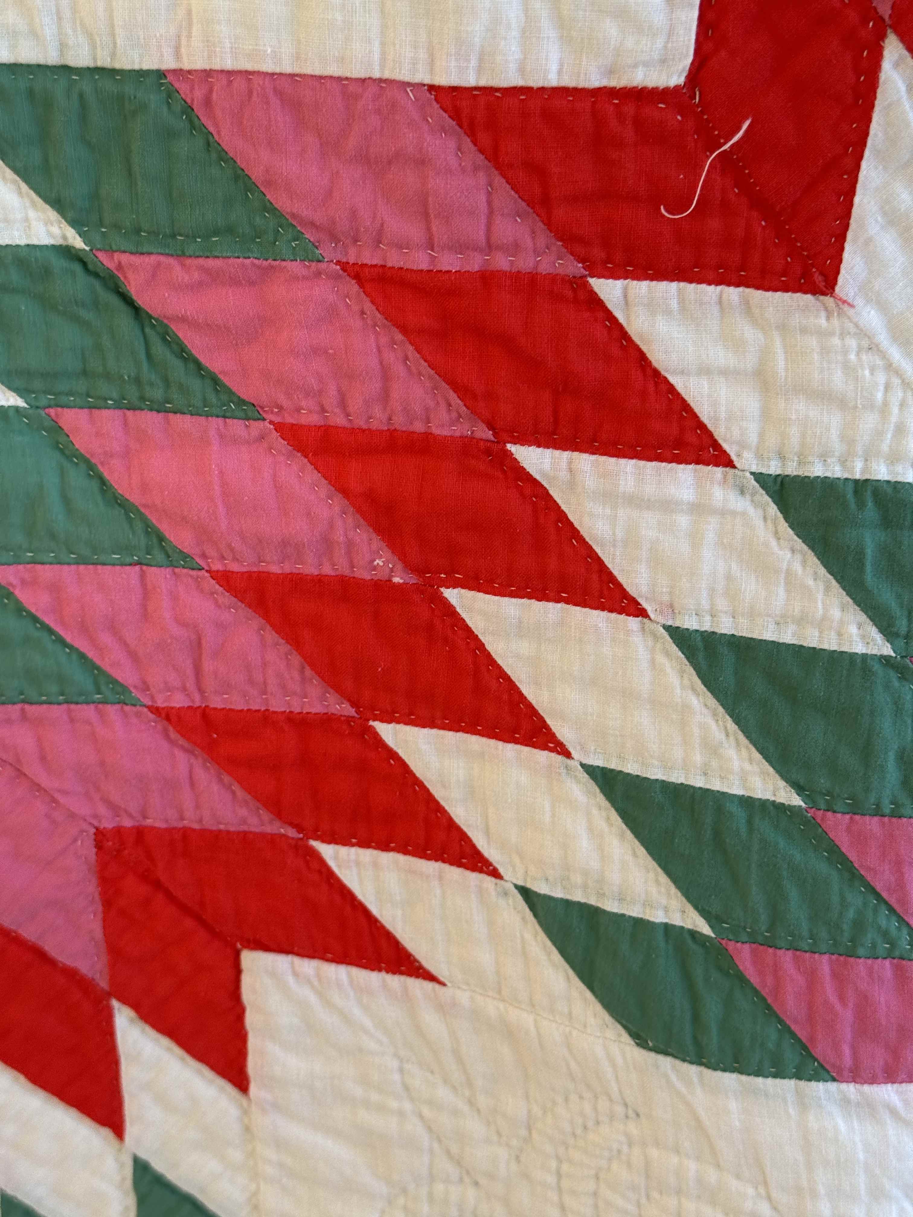 Vintage Quilt Broken Star