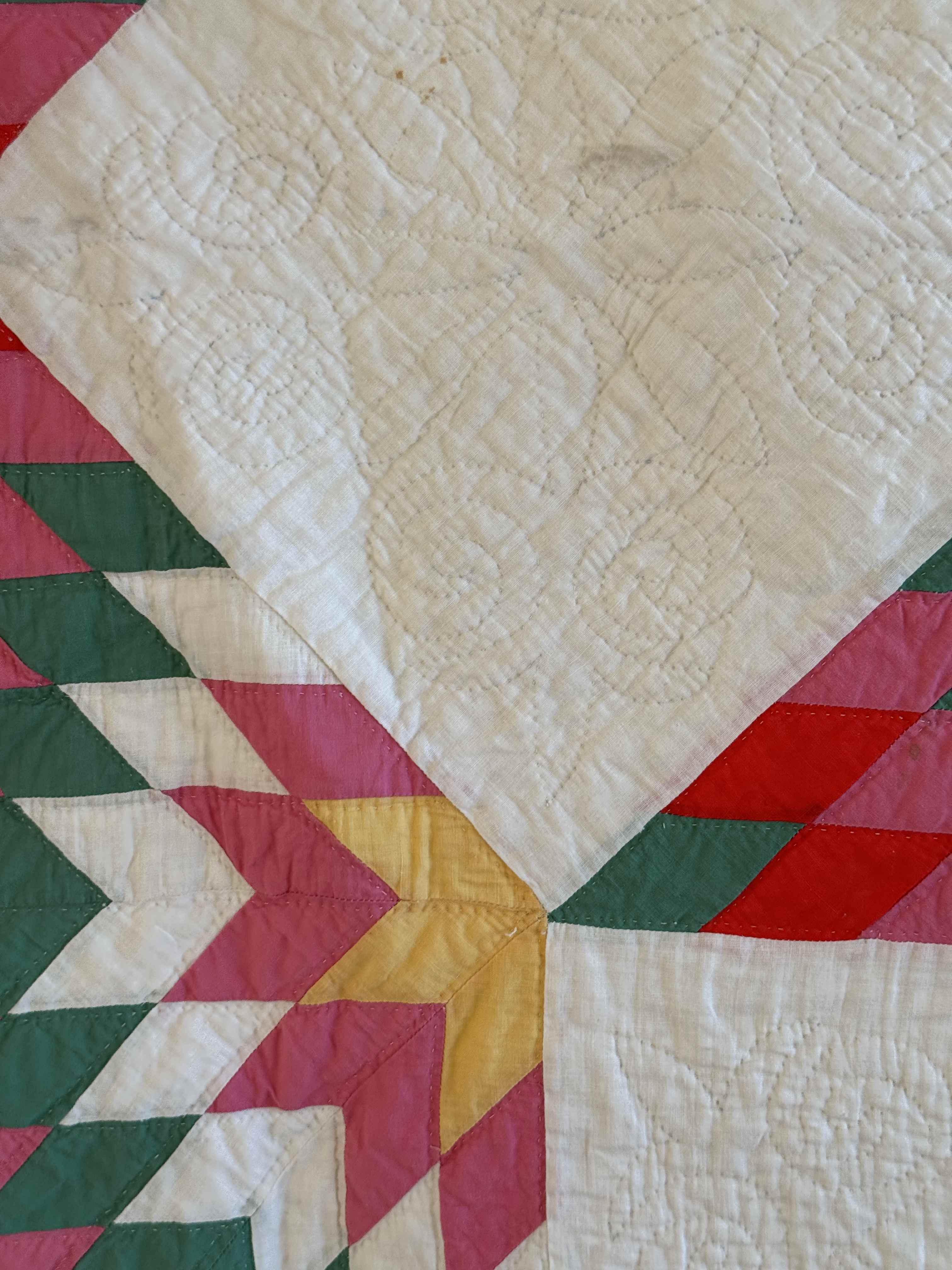 Vintage Quilt Broken Star
