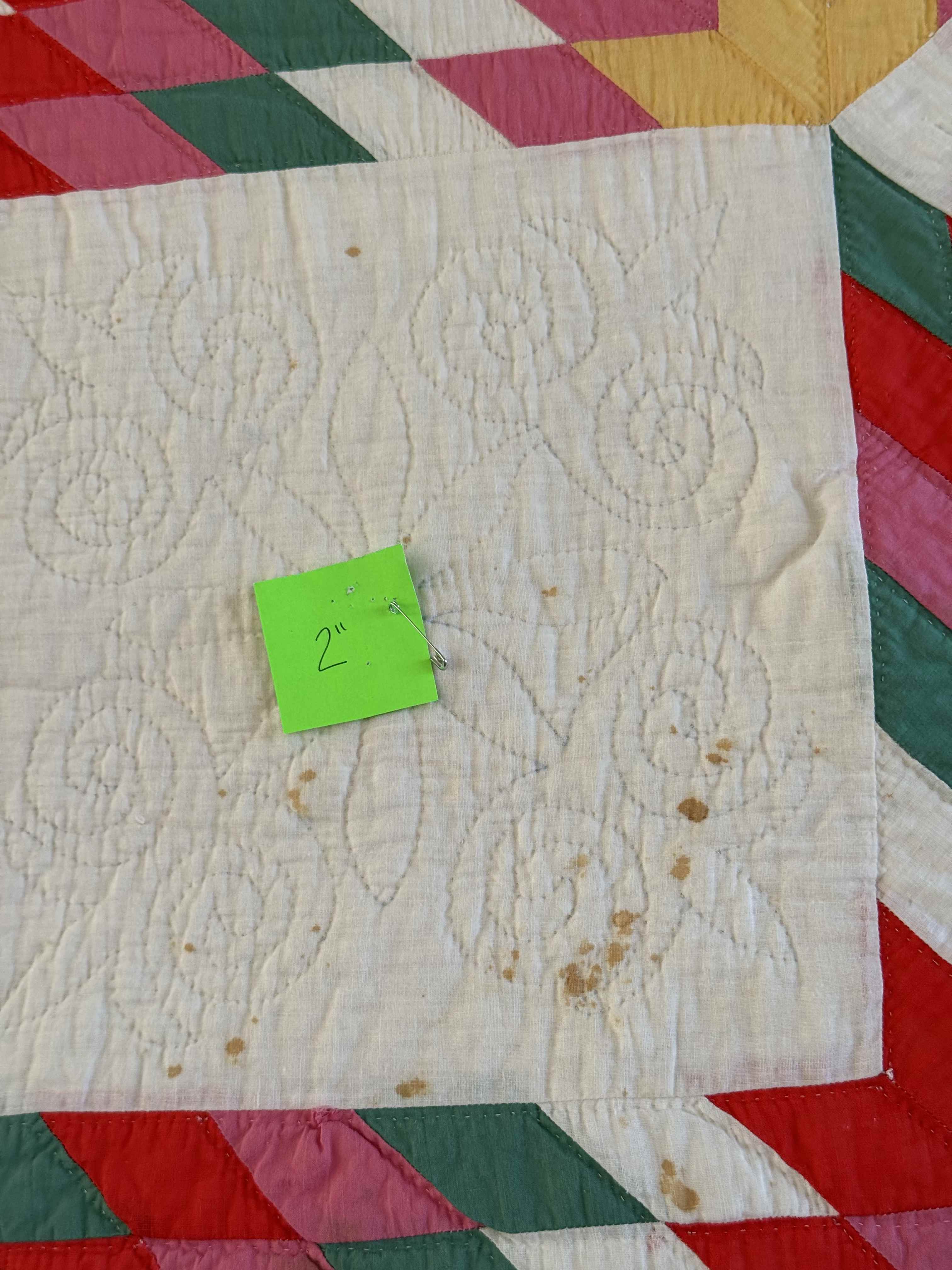 Vintage Quilt Broken Star