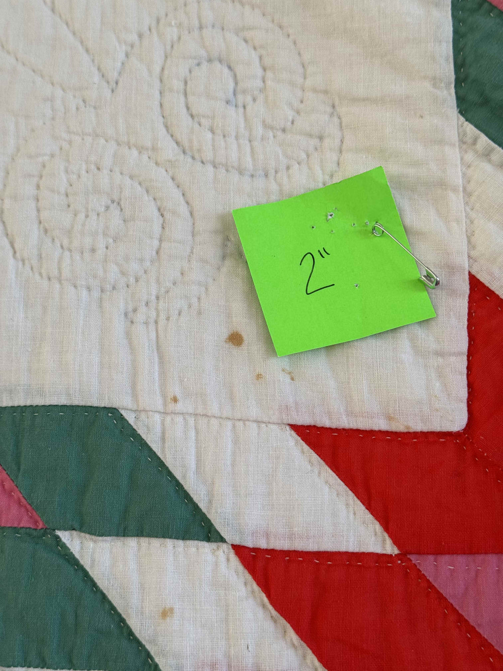 Vintage Quilt Broken Star