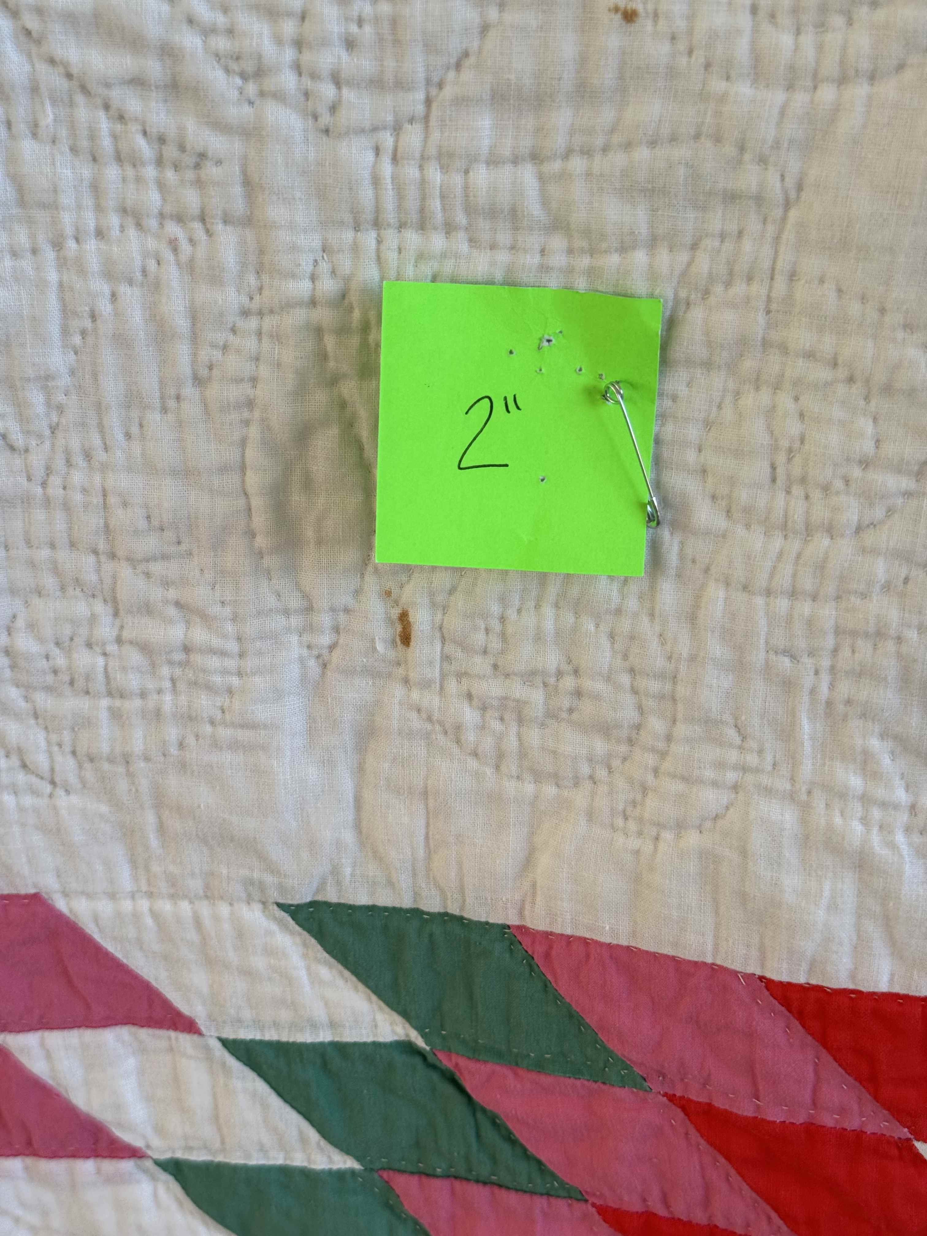 Vintage Quilt Broken Star