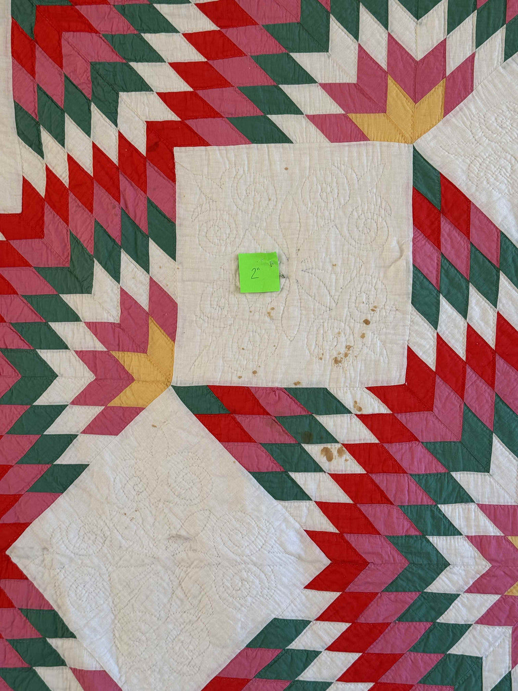 Vintage Quilt Broken Star