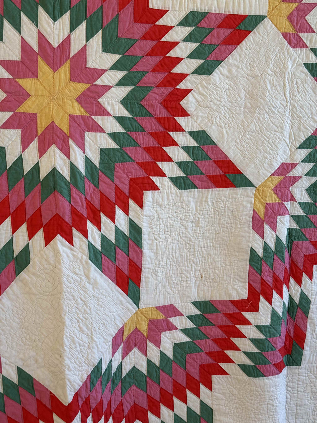 Vintage Quilt Broken Star
