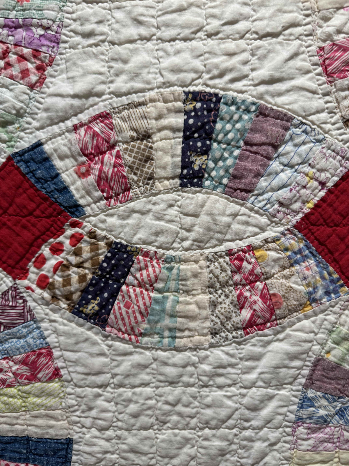 **SOLD Vintage Quilt Double Wedding Ring  SOLD**