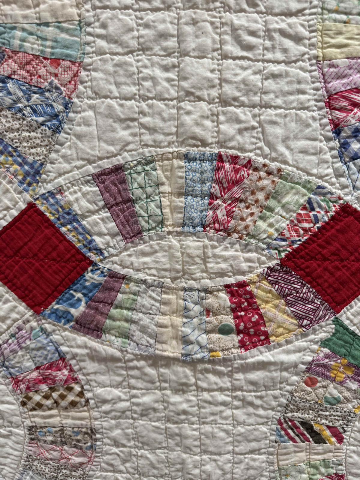 **SOLD Vintage Quilt Double Wedding Ring  SOLD**