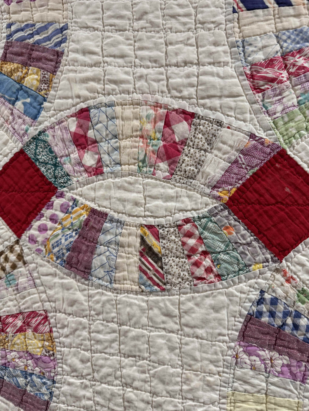 **SOLD Vintage Quilt Double Wedding Ring  SOLD**
