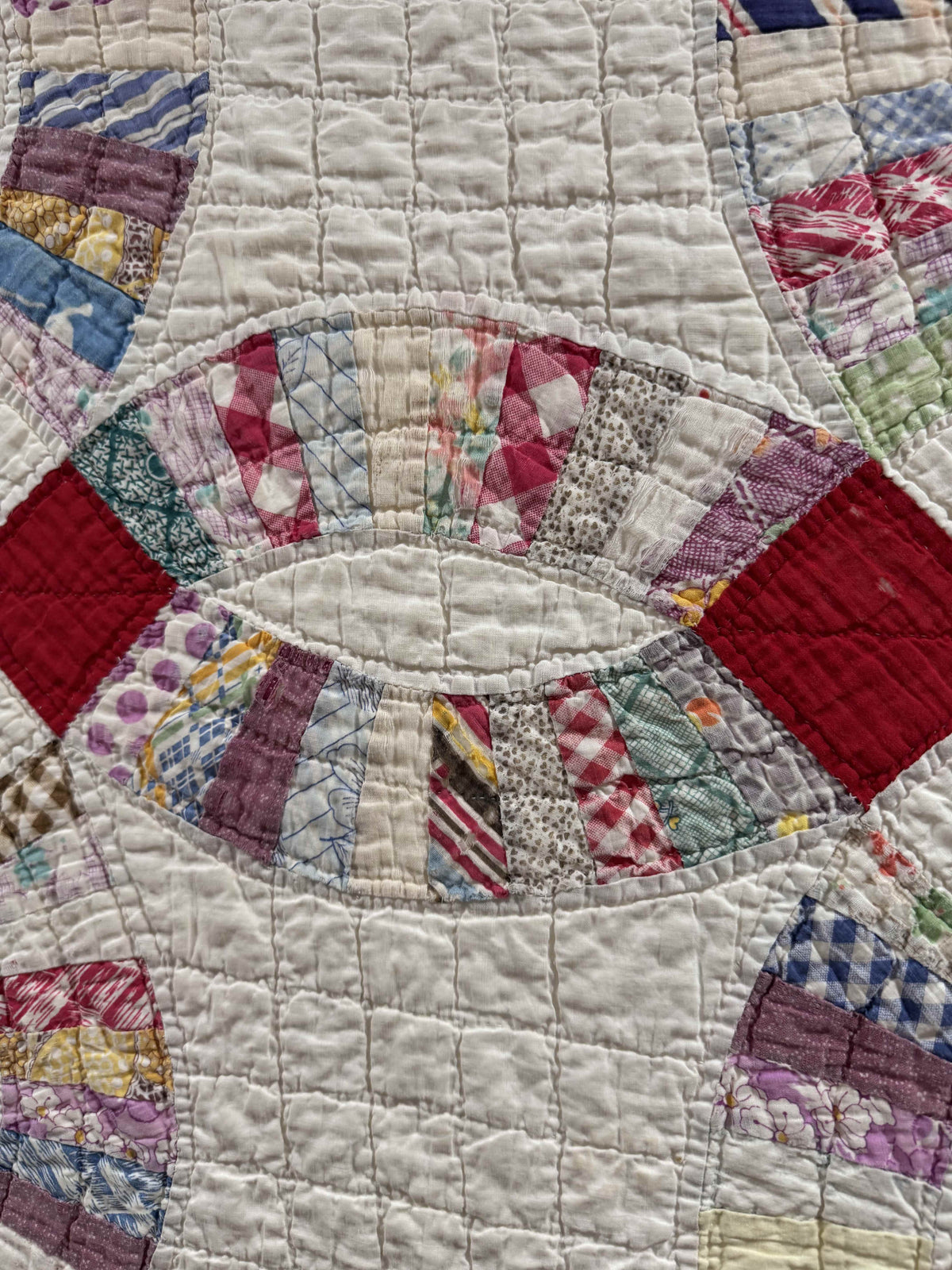 **SOLD Vintage Quilt Double Wedding Ring  SOLD**