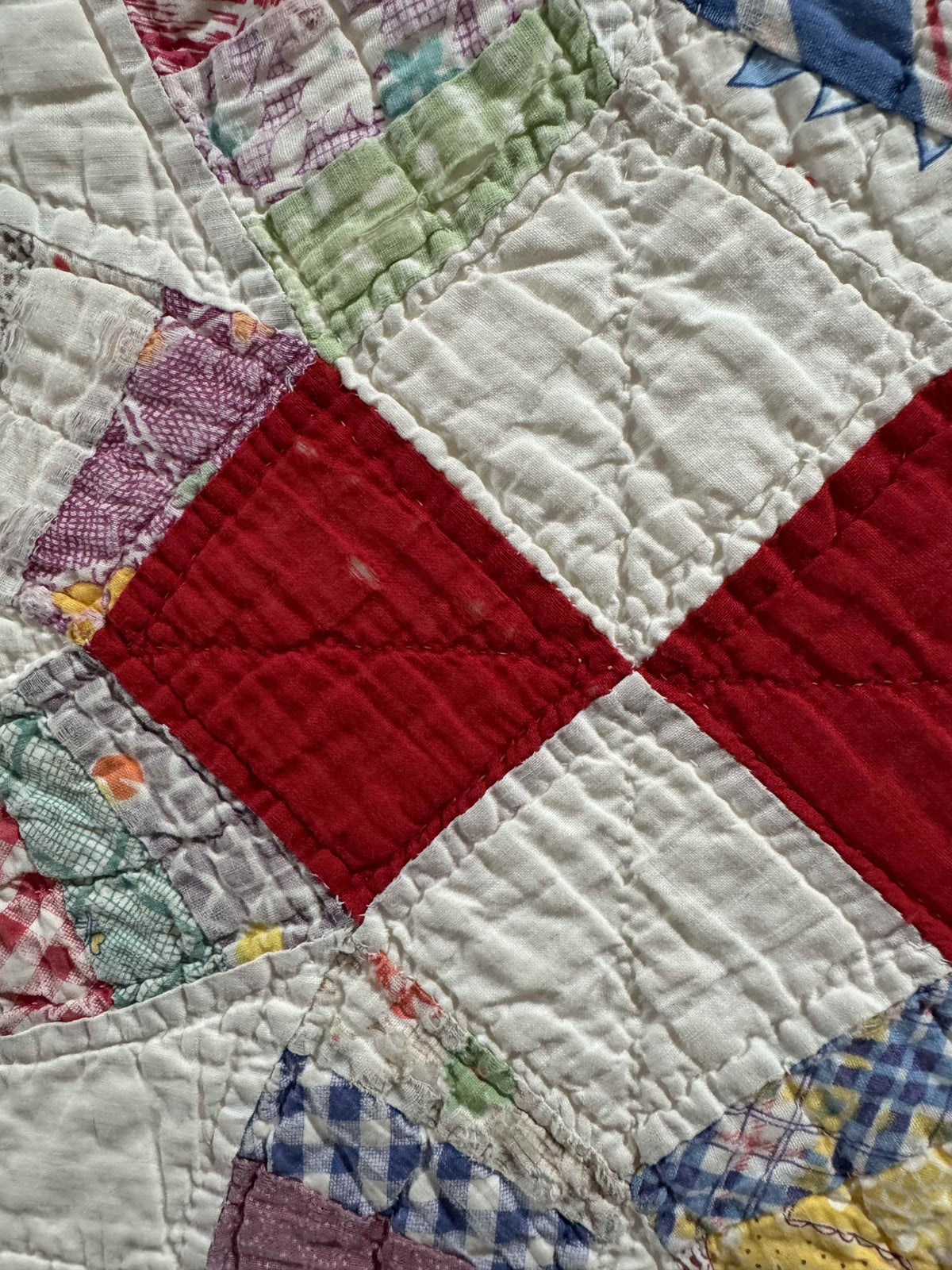 **SOLD Vintage Quilt Double Wedding Ring  SOLD**