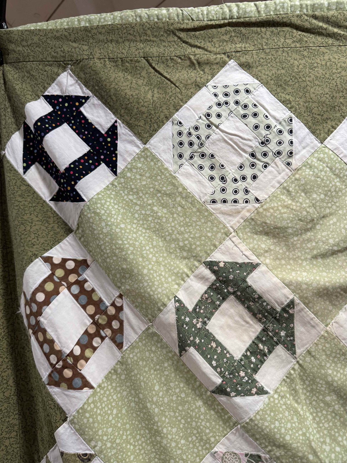 Vintage Quilt Churn Dash