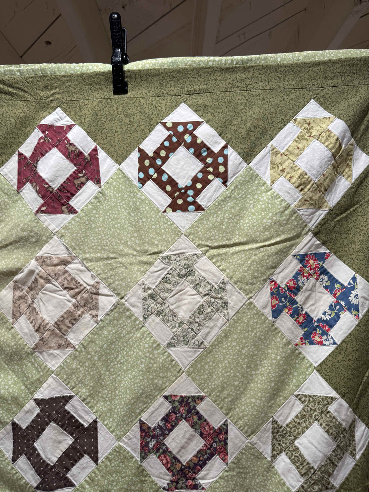 Vintage Quilt Churn Dash