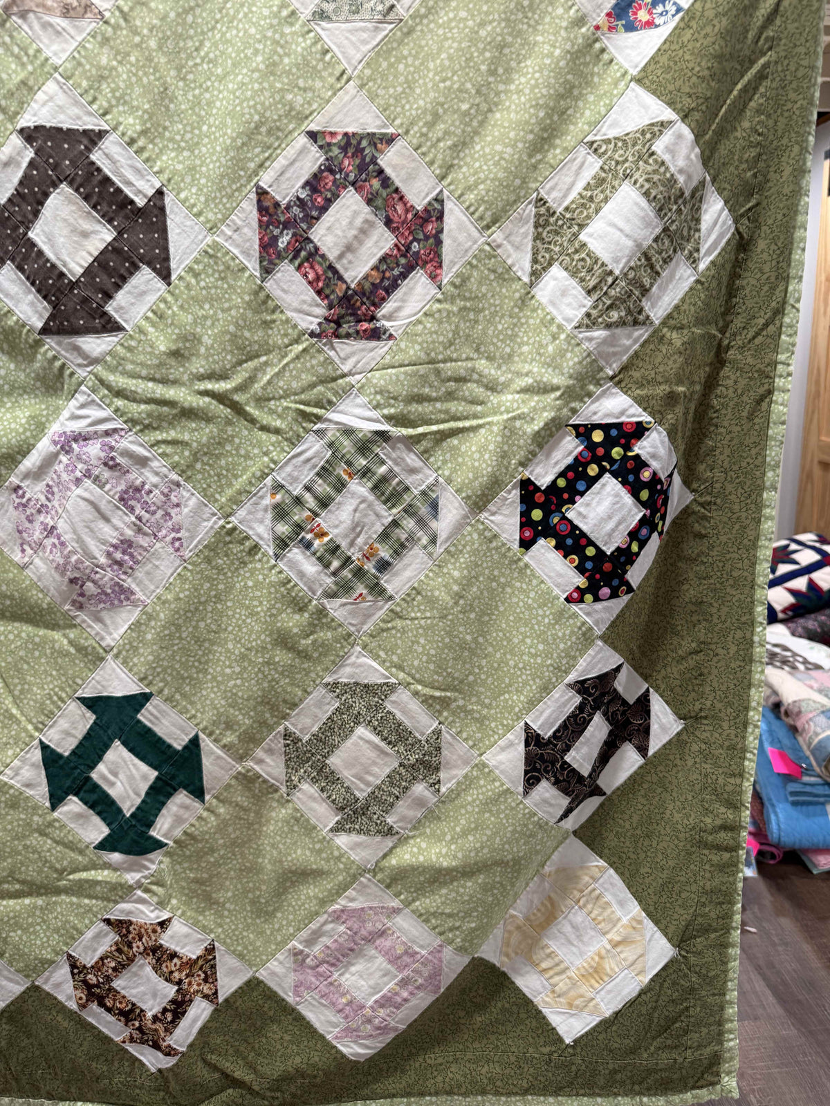 Vintage Quilt Churn Dash