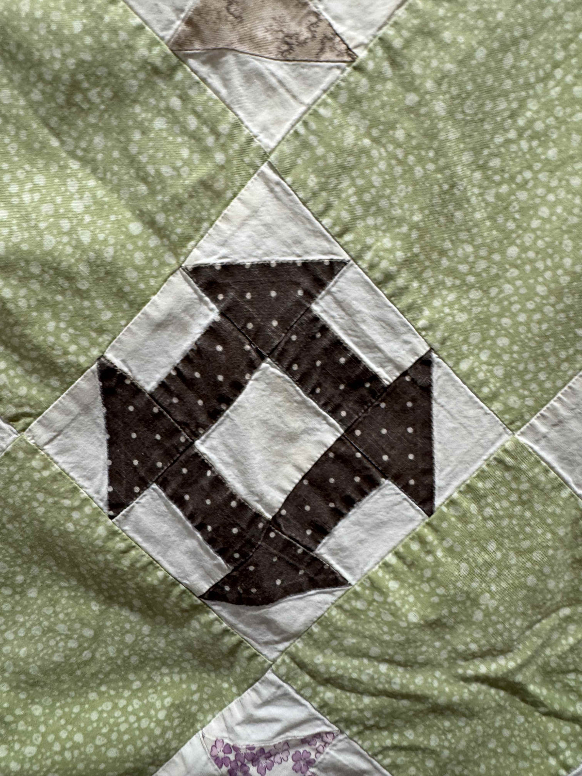 Vintage Quilt Churn Dash
