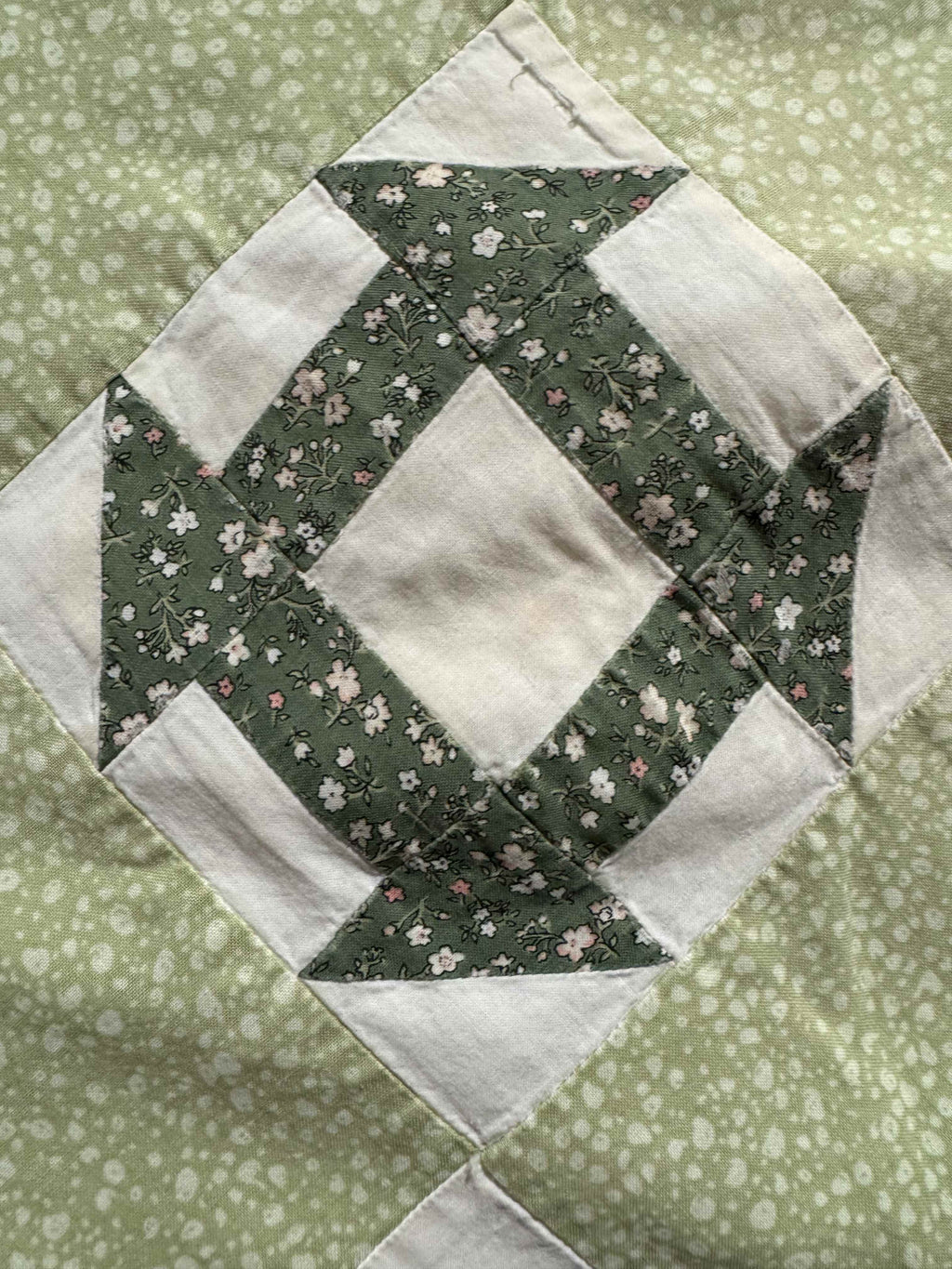 Vintage Quilt Churn Dash