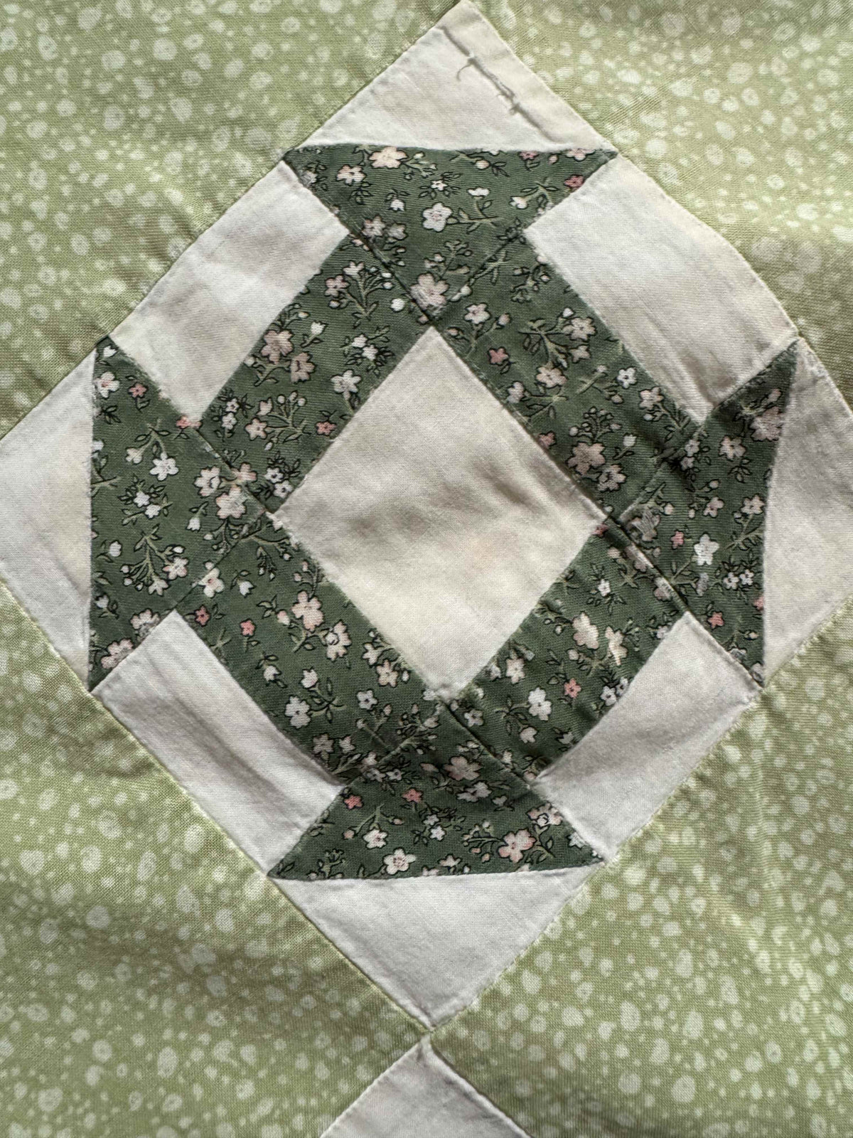 Vintage Quilt Churn Dash