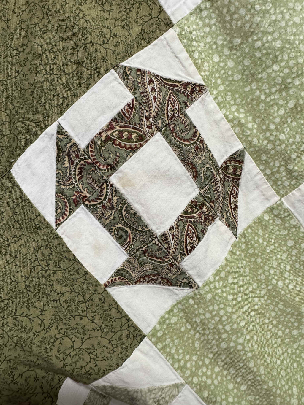 Vintage Quilt Churn Dash