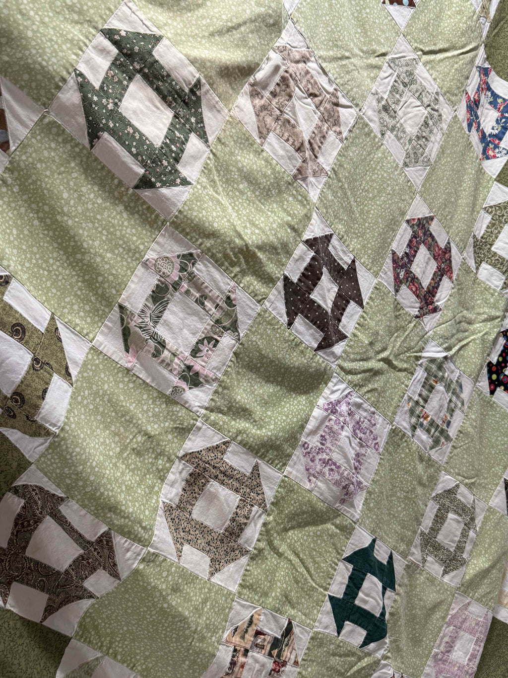 Vintage Quilt Churn Dash