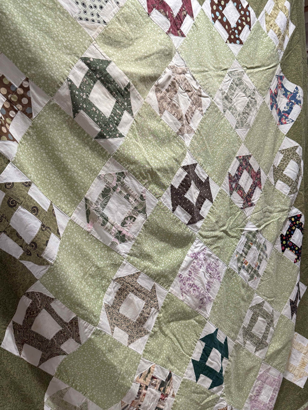 Vintage Quilt Churn Dash