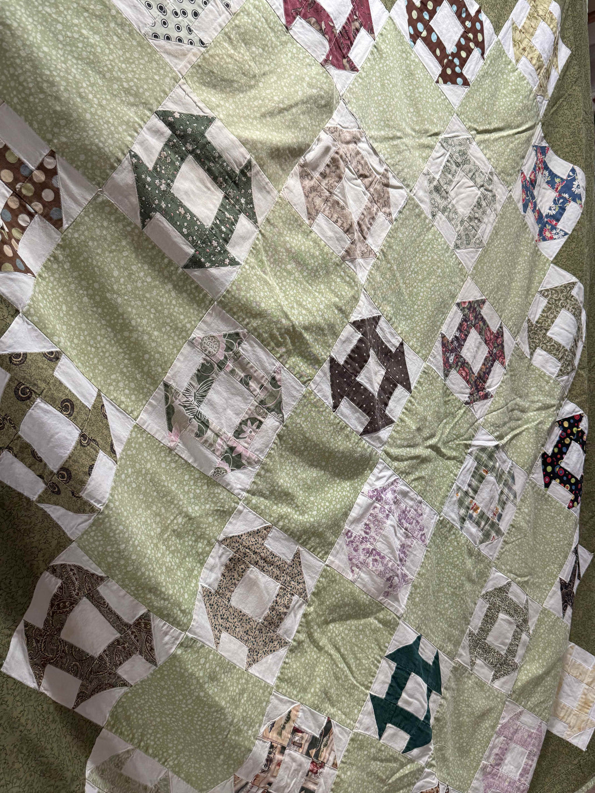 Vintage Quilt Churn Dash