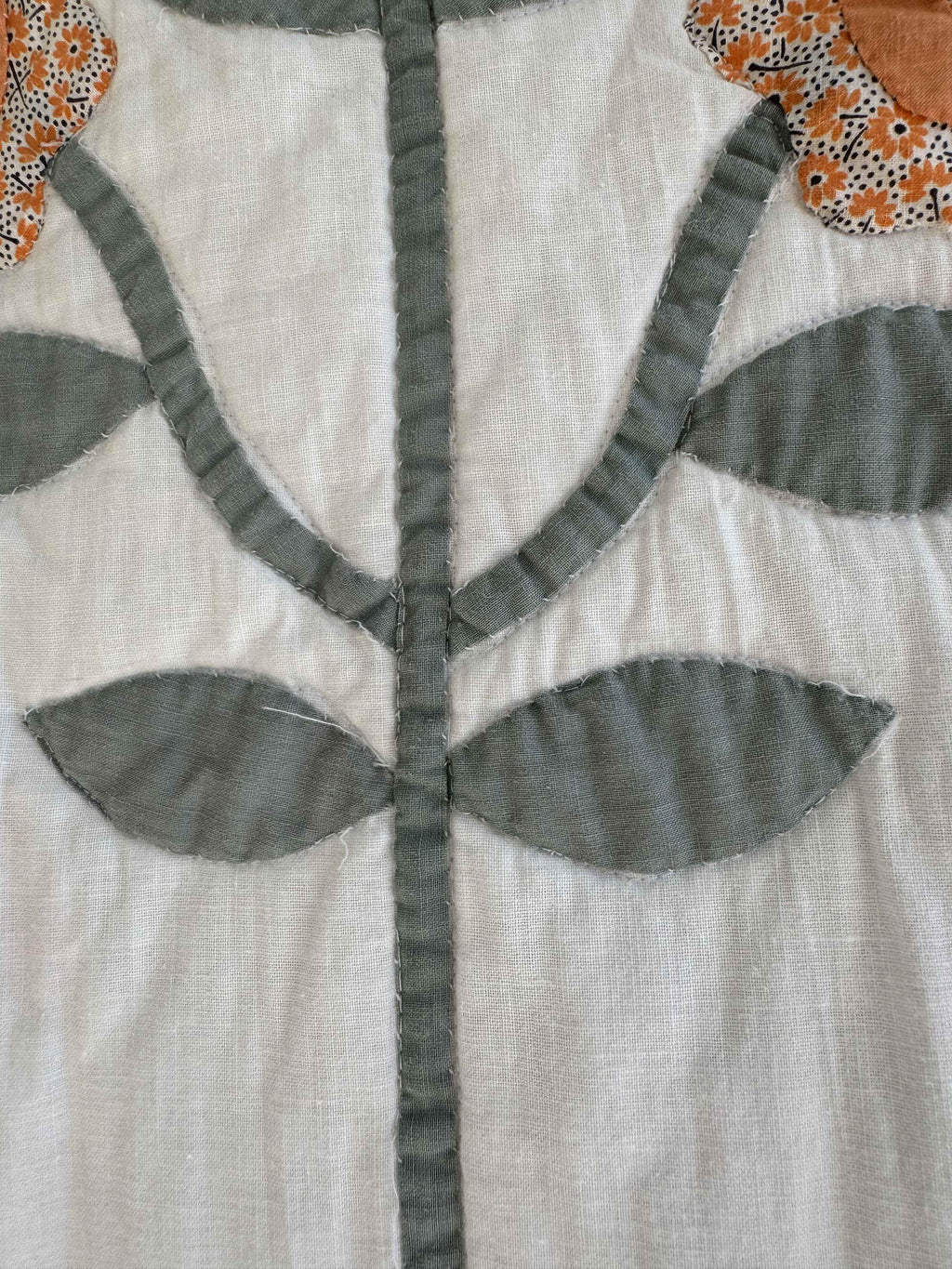 Vintage Quilt Triple Floral Applique
